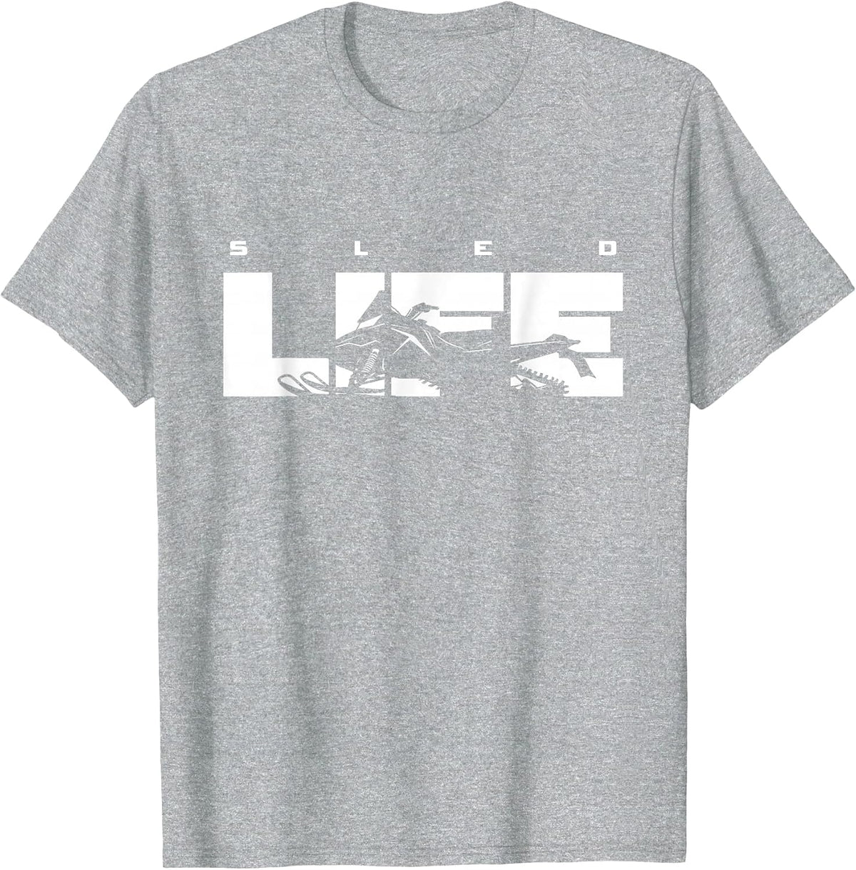 Snowmobile T-Shirt - Heather Grey