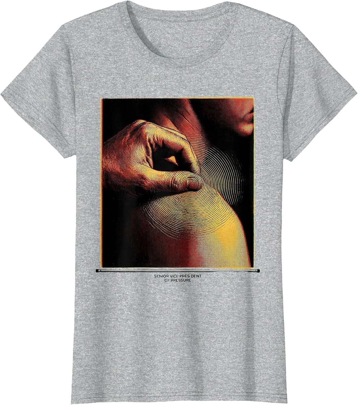 Senior Vice President of Pressure Funny Physical Therapist T-Shirt - Heather Grey