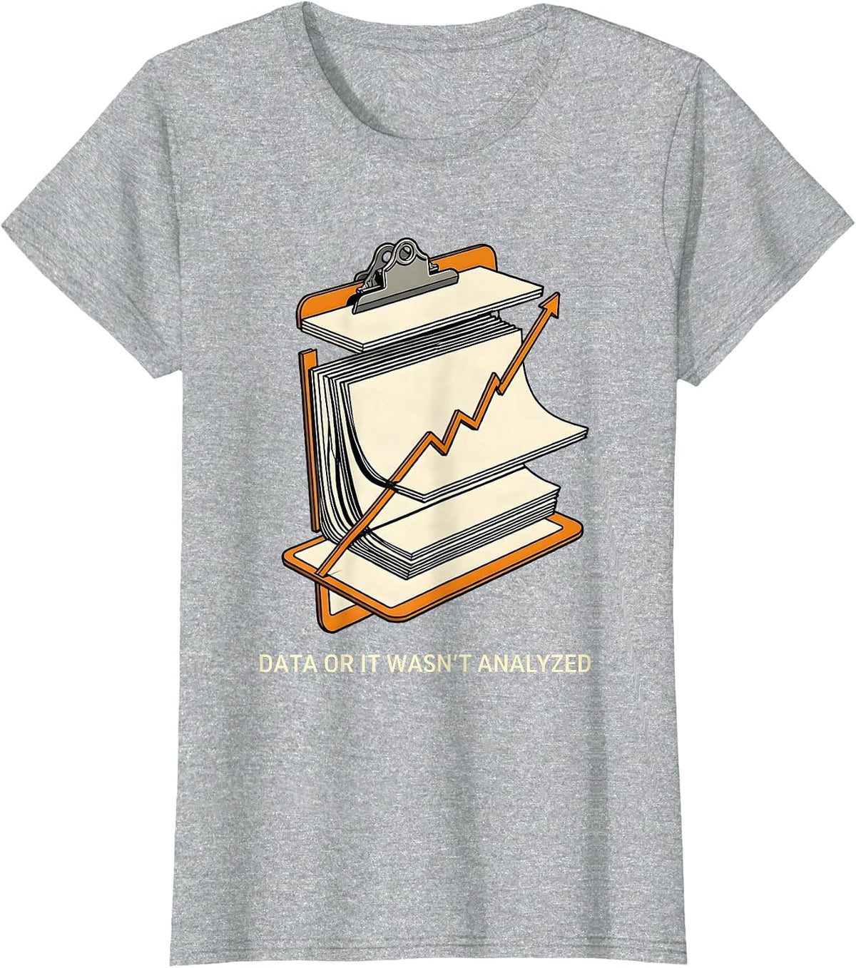 Women's Data Or It Wasn't Analyzed Funny Behavior Analyst ABA T-Shirt - Heather Grey