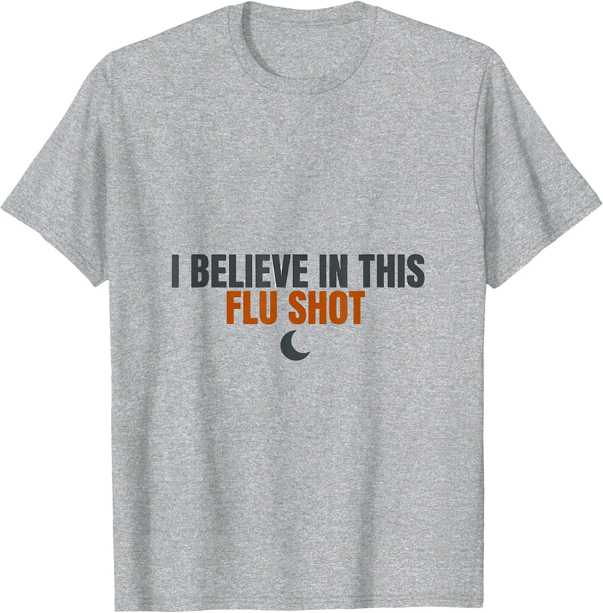 Men's I Believe In This Flu Shot Funny Nurse Doctor Halloween T-Shirt - Heather Grey