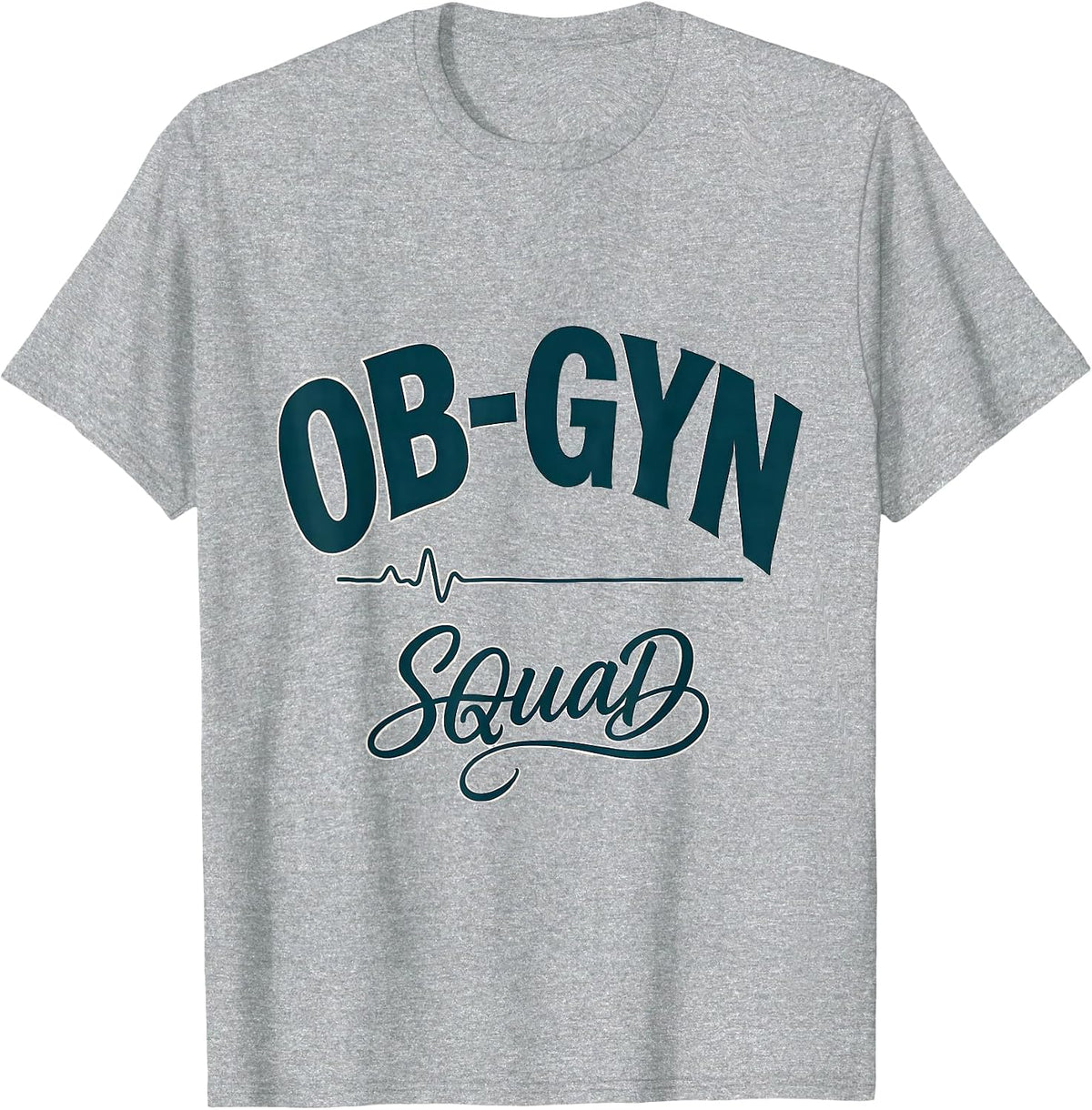 Men's OB-GYN Squad Funny OB GYN Nurse OB Tech Team Humor T-Shirt - Heather Grey