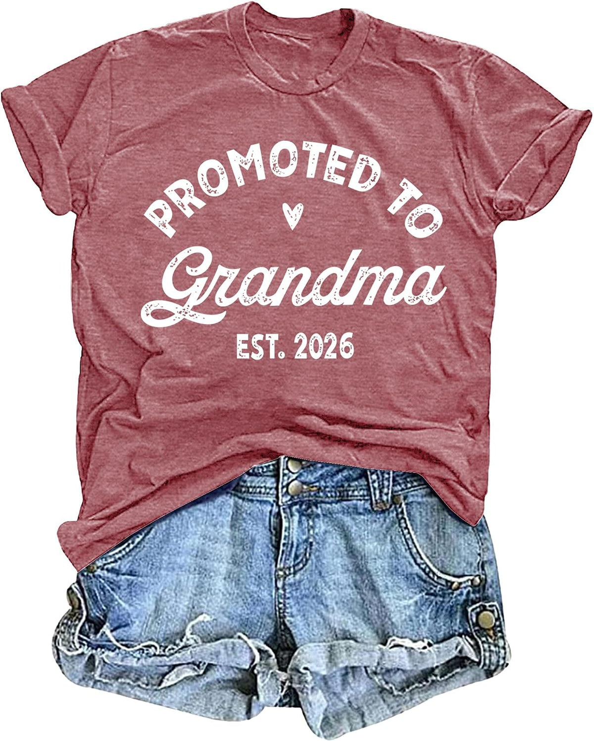 Grandma Shirts for Women: Grandmother Graphic T-Shirts Mama Short Sleeve Blouse Tees - Pink3