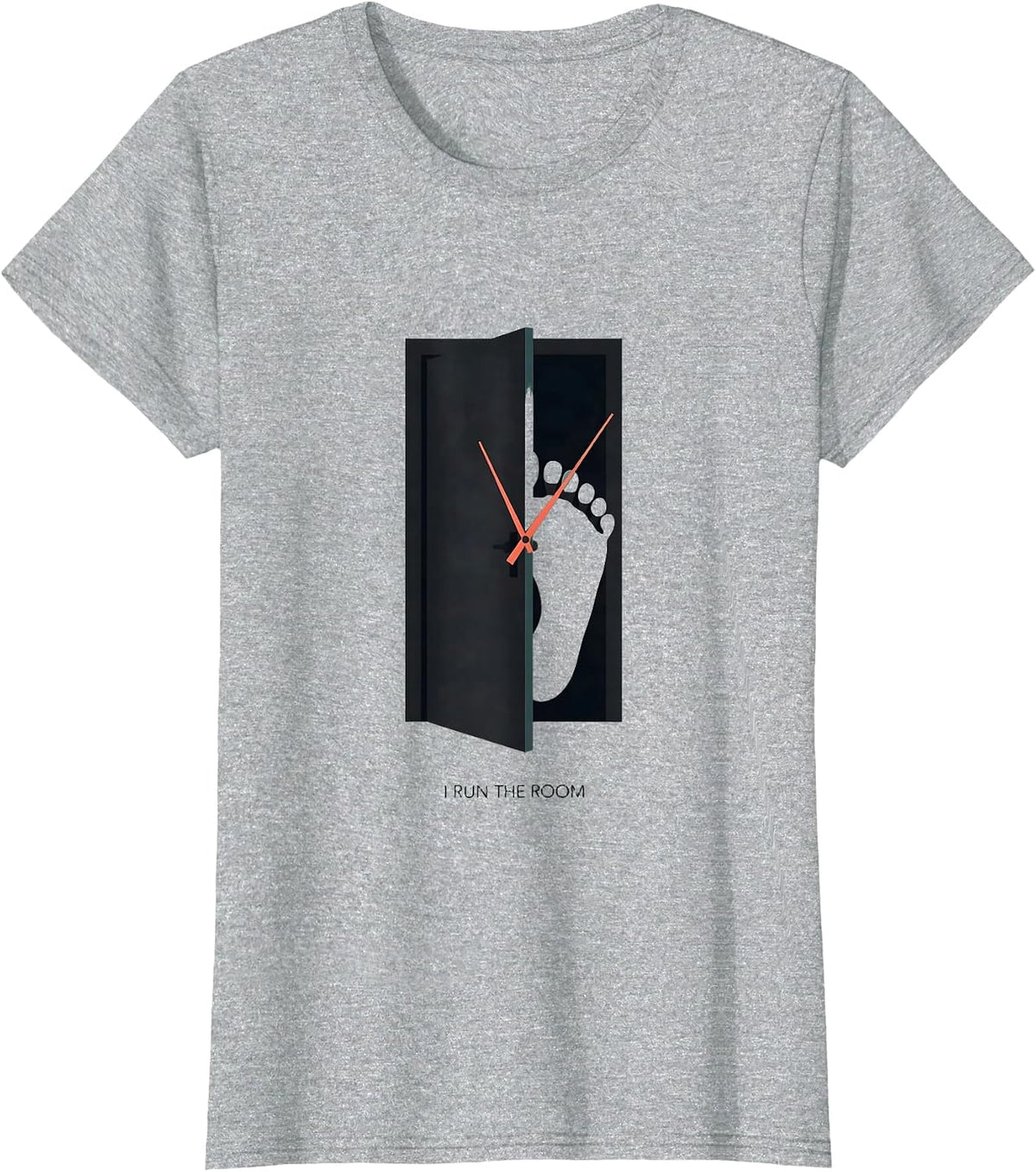 Women's I Run The Room OB-GYN Squad Nurse OB Tech Gag Gift T-Shirt - Heather Grey
