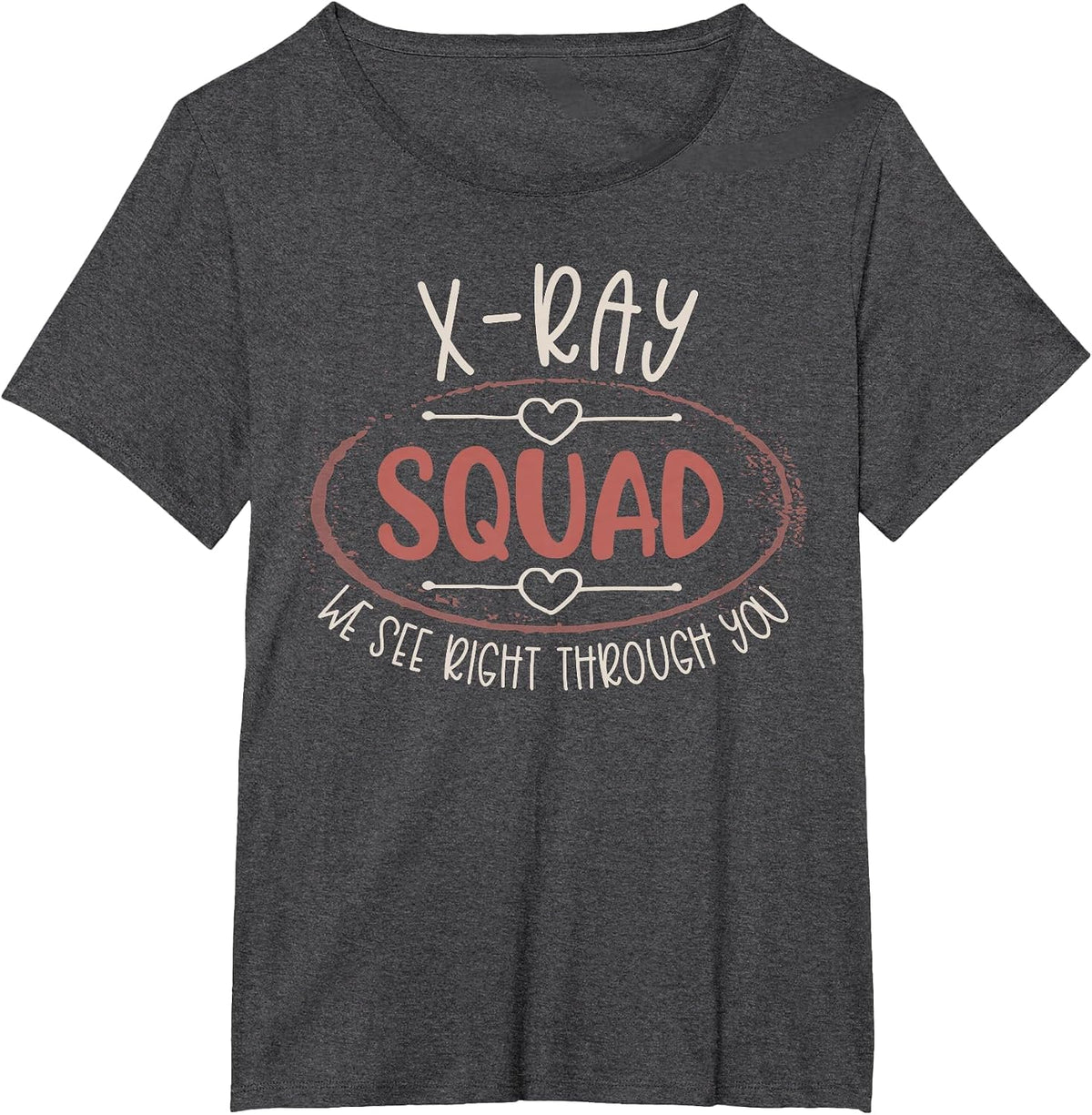 Xray Tech Shirt Xray Squad Funny Women Radiology Technician T-Shirt - Dark Heather Grey