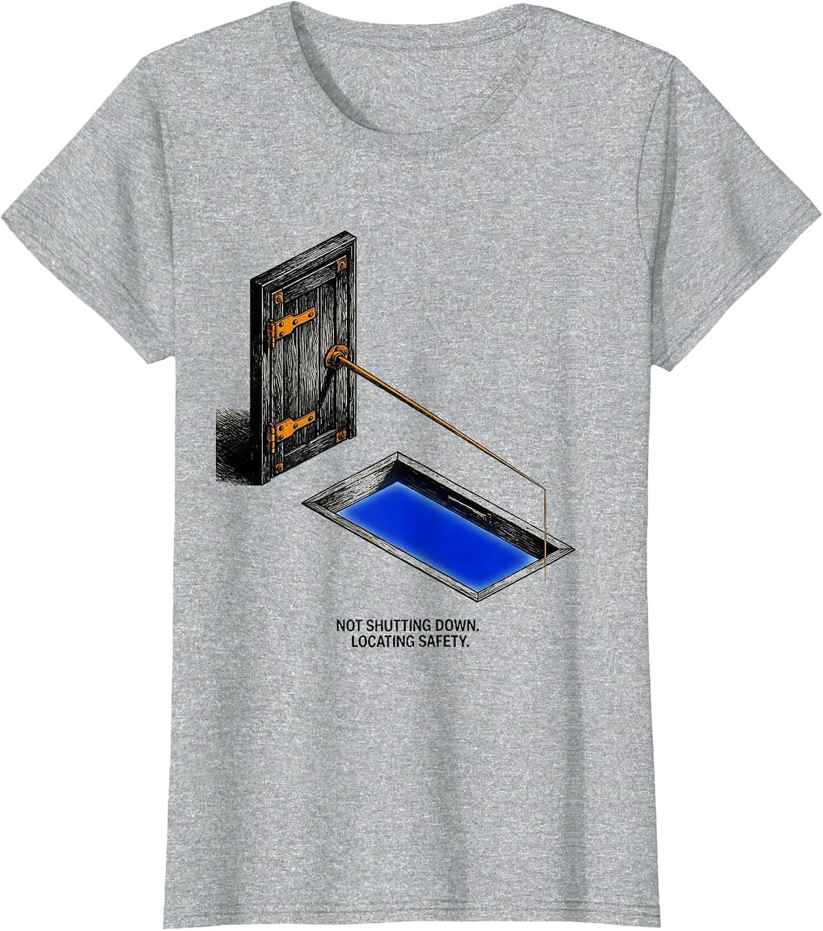 Women's Not Shutting Down Locating Safety Special Education Teacher T-Shirt - Heather Grey
