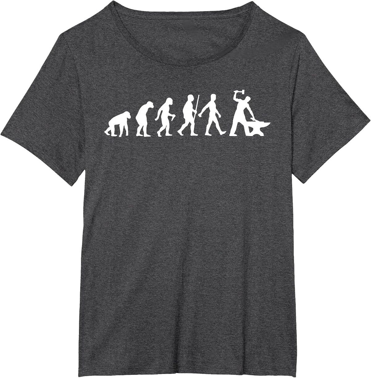 Cool Blacksmith Art for Men Women Metalsmith Blacksmithing T-Shirt - Dark Heather Grey