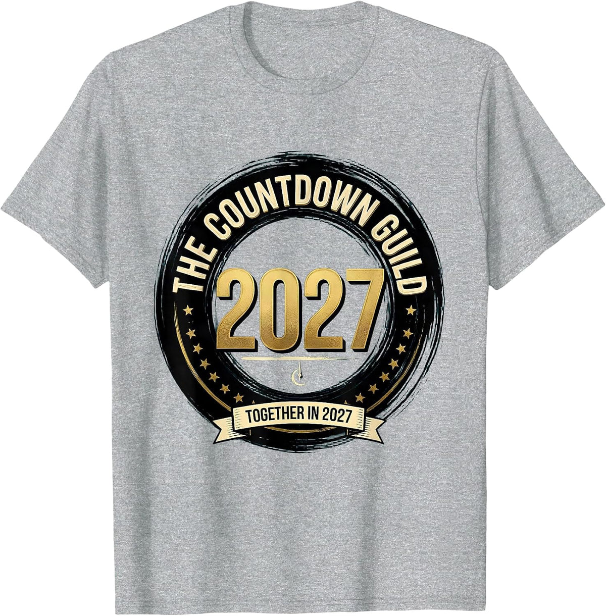 Men's The Countdown Guild Together In 2027 Family Matching New T-Shirt - Heather Grey