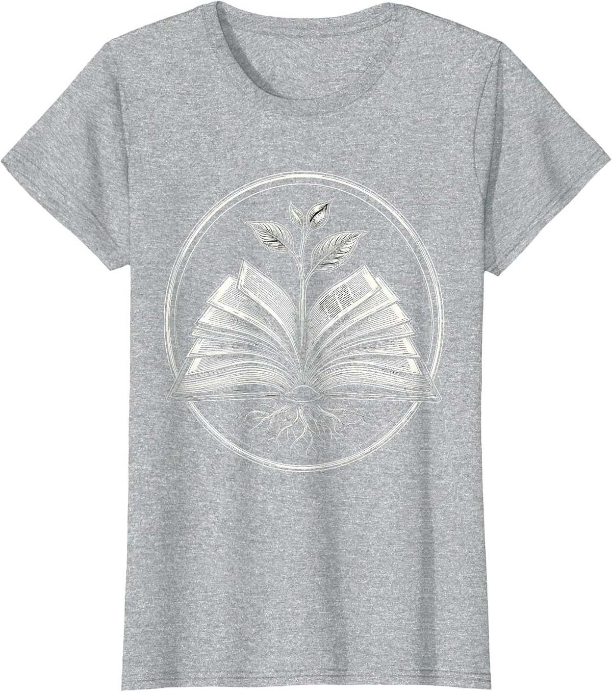 School Psychologist Seedling Textbook Graphic T-Shirt - Heather Grey