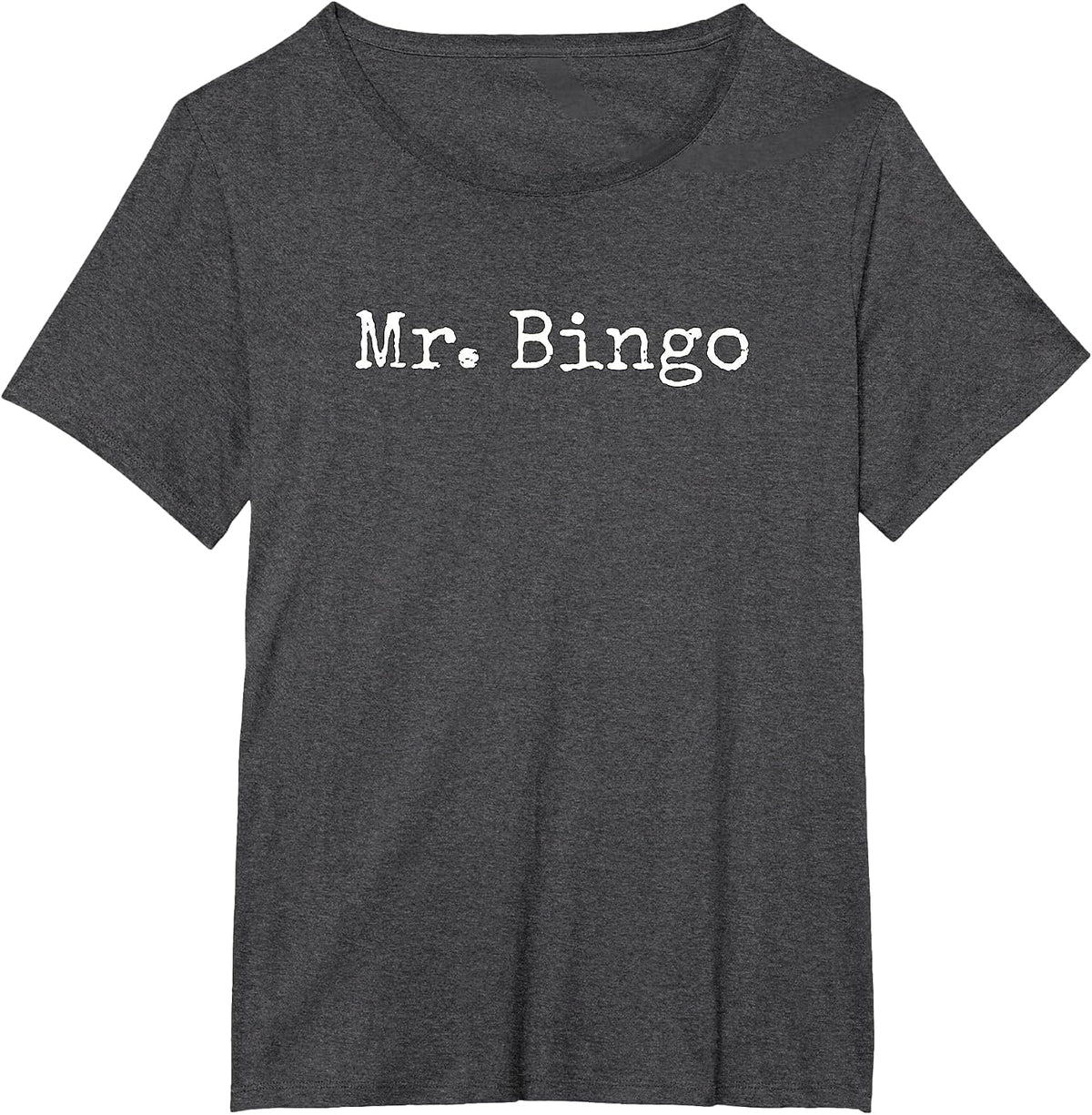 Mr Bingo T-Shirt - Dark Heather Grey