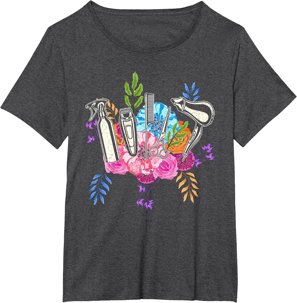 Hair Lover Hairdresser Hairstylist T-Shirt - Dark Heather Grey