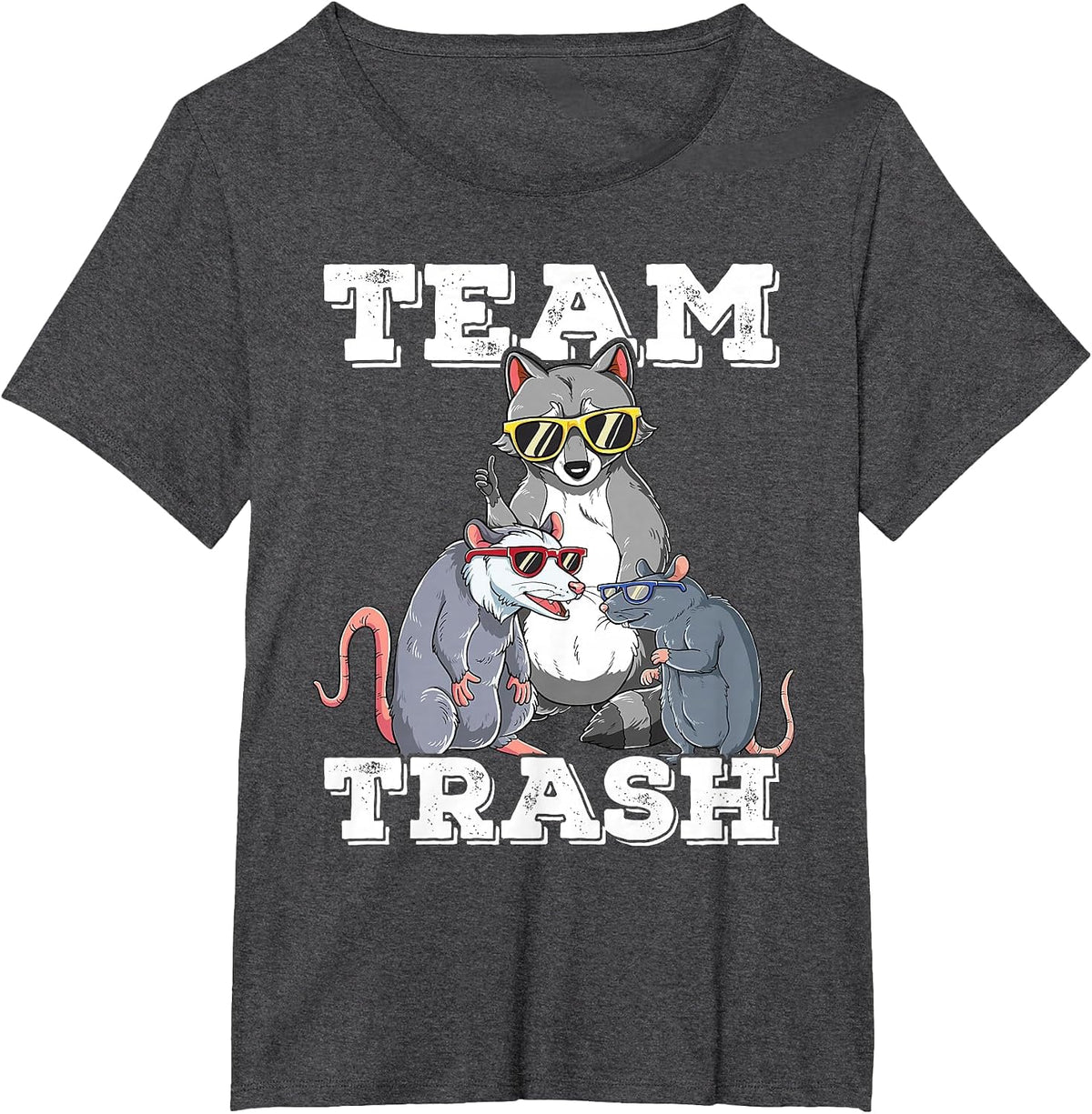 Team Trash T-Shirt - Dark Heather Grey