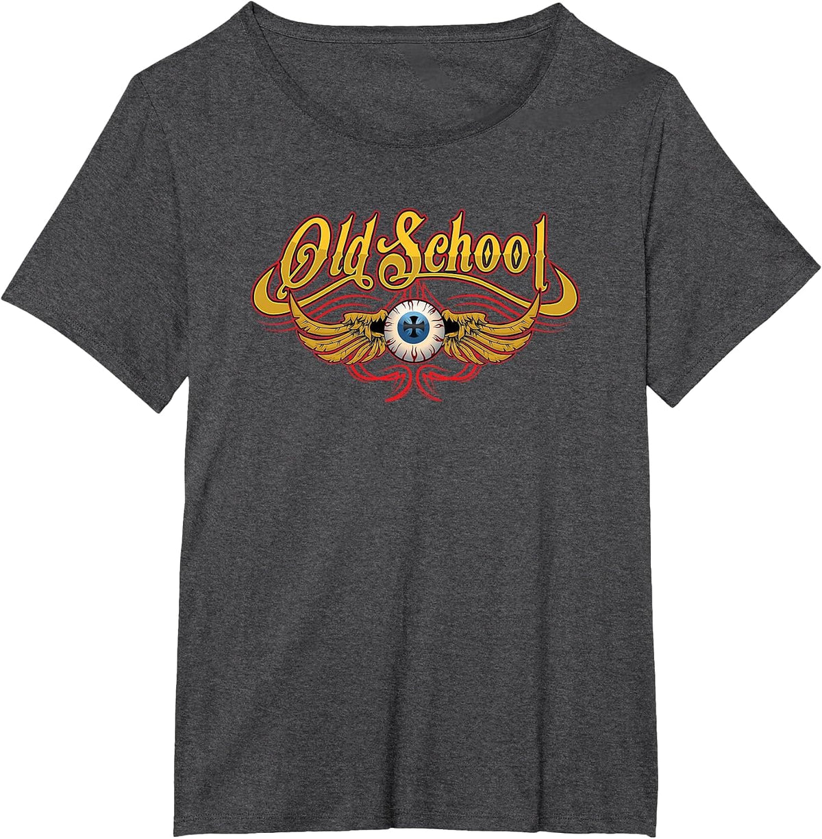 Vintage Old School Rat Rod Muscle car T-Shirt T-Shirt - Dark Heather Grey