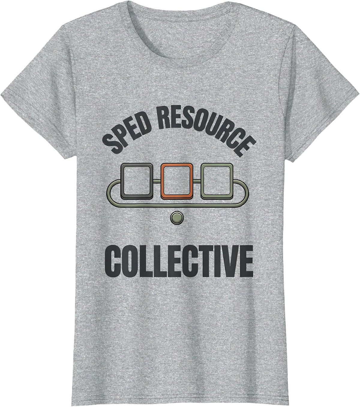 Women's SPED Resource Collective Special Education Teacher Squad T-Shirt - Heather Grey