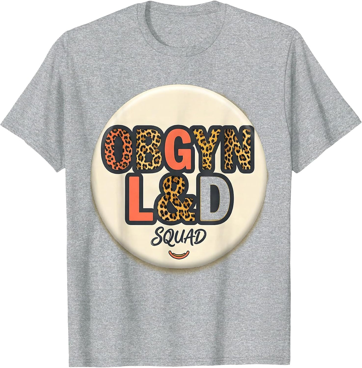 Men's OBGYN L&D Squad Funny OB GYN Nurse OB Tech Gag Gift T-Shirt - Heather Grey