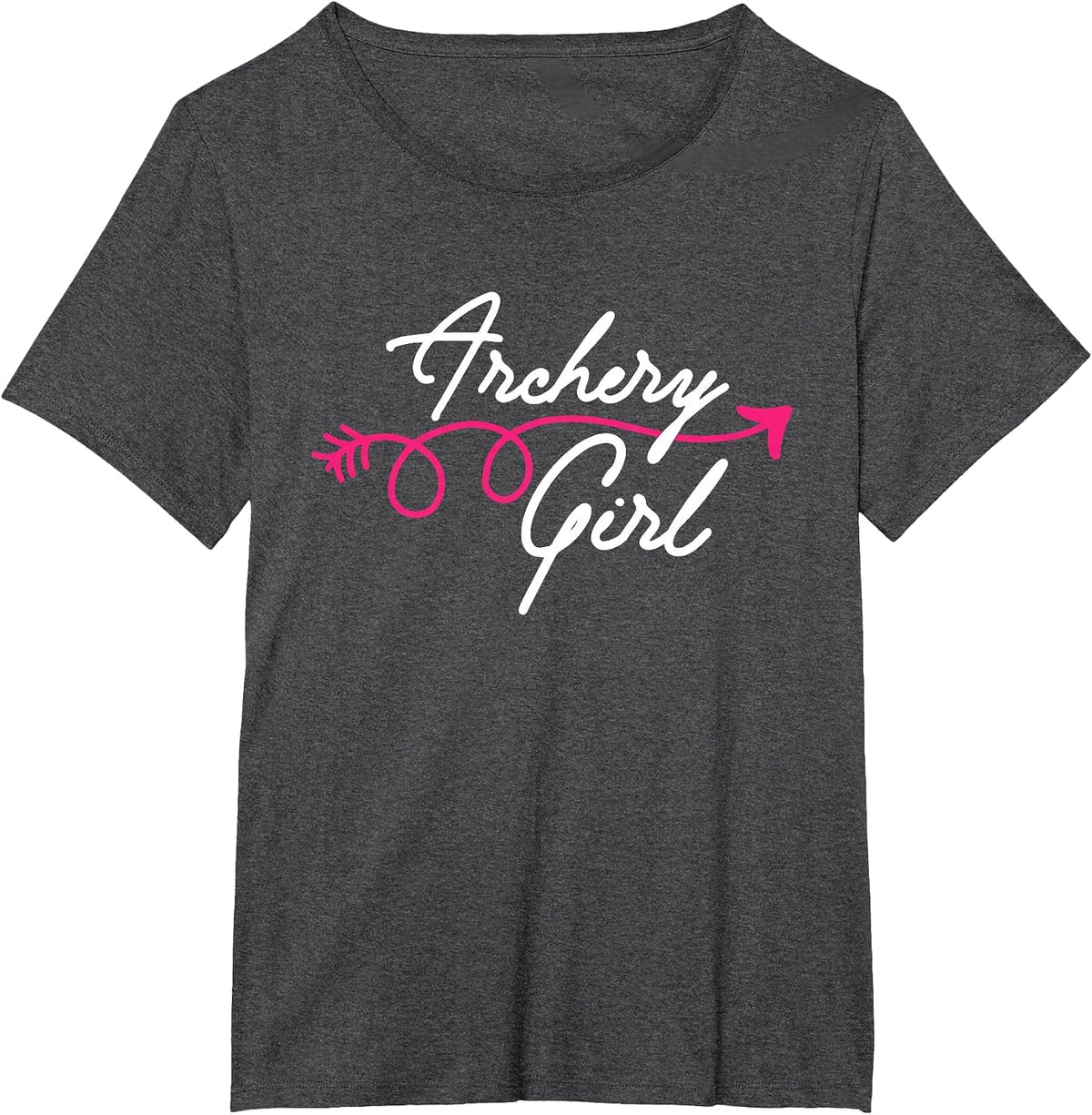 Archery Girl - Bowman Bowhunter Archer Bowhunting Bows T-Shirt - Dark Heather Grey