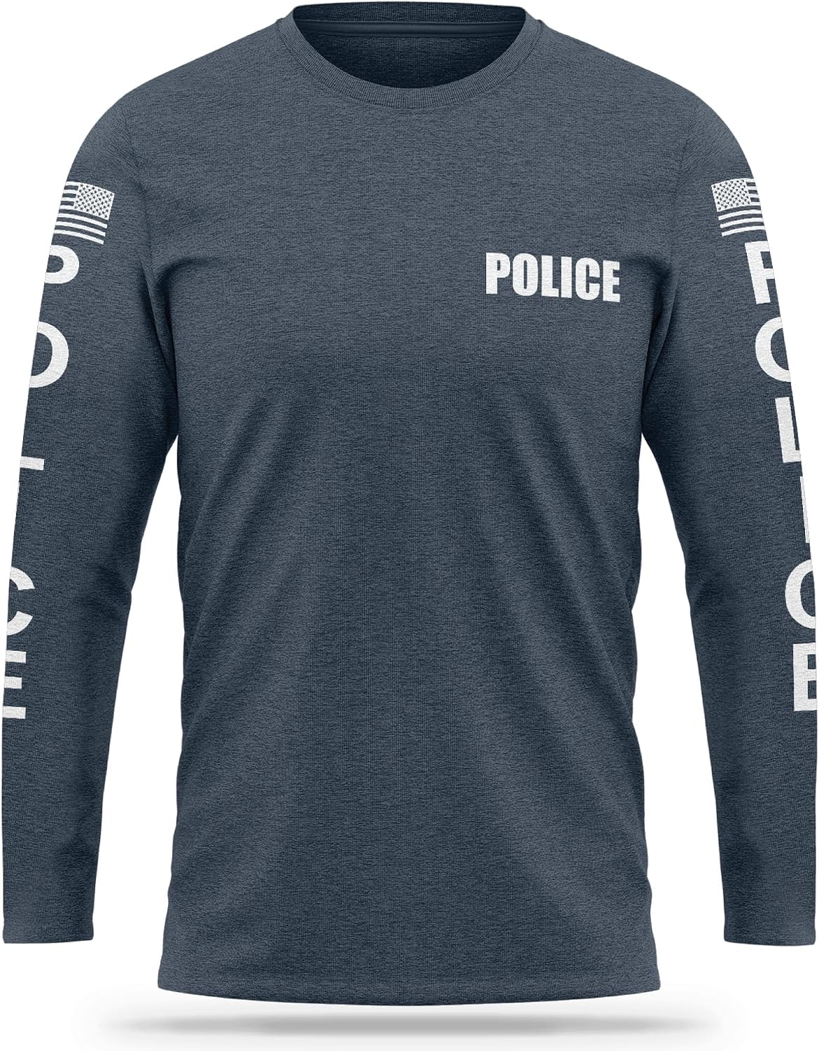 13Fifty Police Training Cotton Blend Long Sleeve - Navy & White