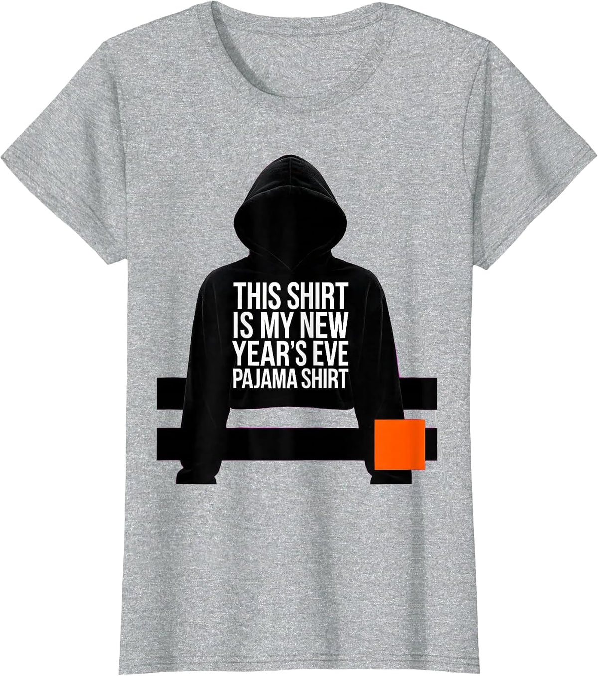Women's This Shirt Is My New Year's Eve Pajama Shirt Funny T-Shirt - Heather Grey