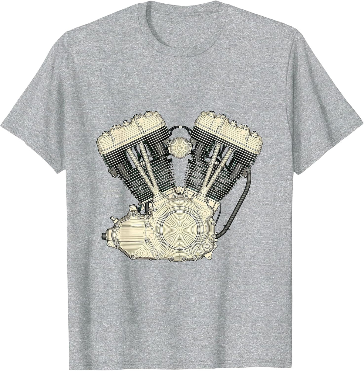 Men's I Still Play With Gears Vintage Mechanic Garage Motor Engine T-Shirt - Heather Grey