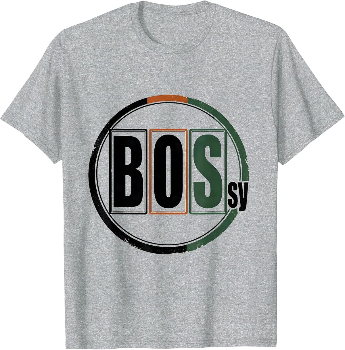 Men's BOSsy Vintage Funny Science Teacher Chemistry Nerd Gift T-Shirt - Heather Grey