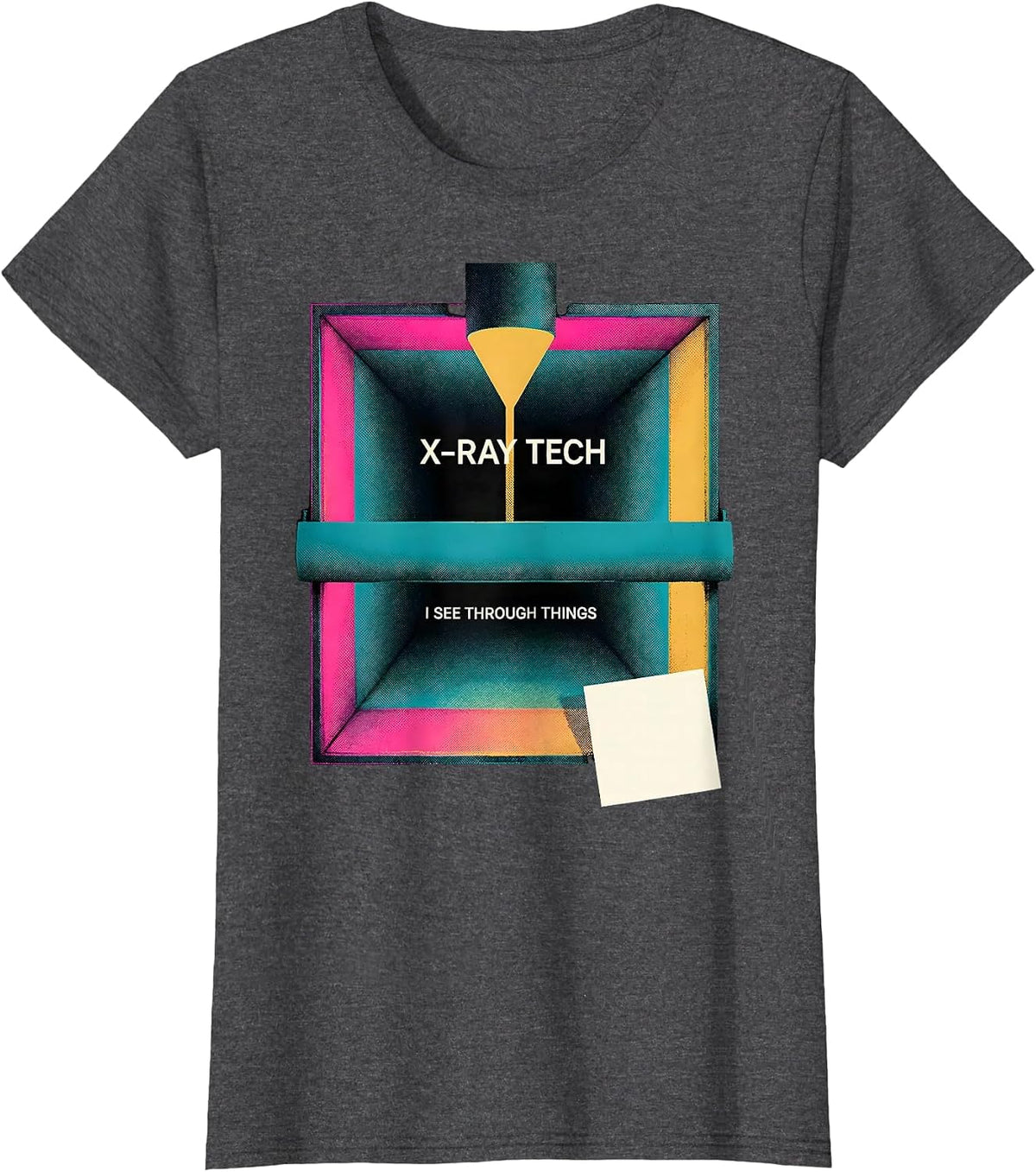 Women's X-Ray Tech I See Through Things Funny Radiology Rad Tech T-Shirt - Dark Heather Grey