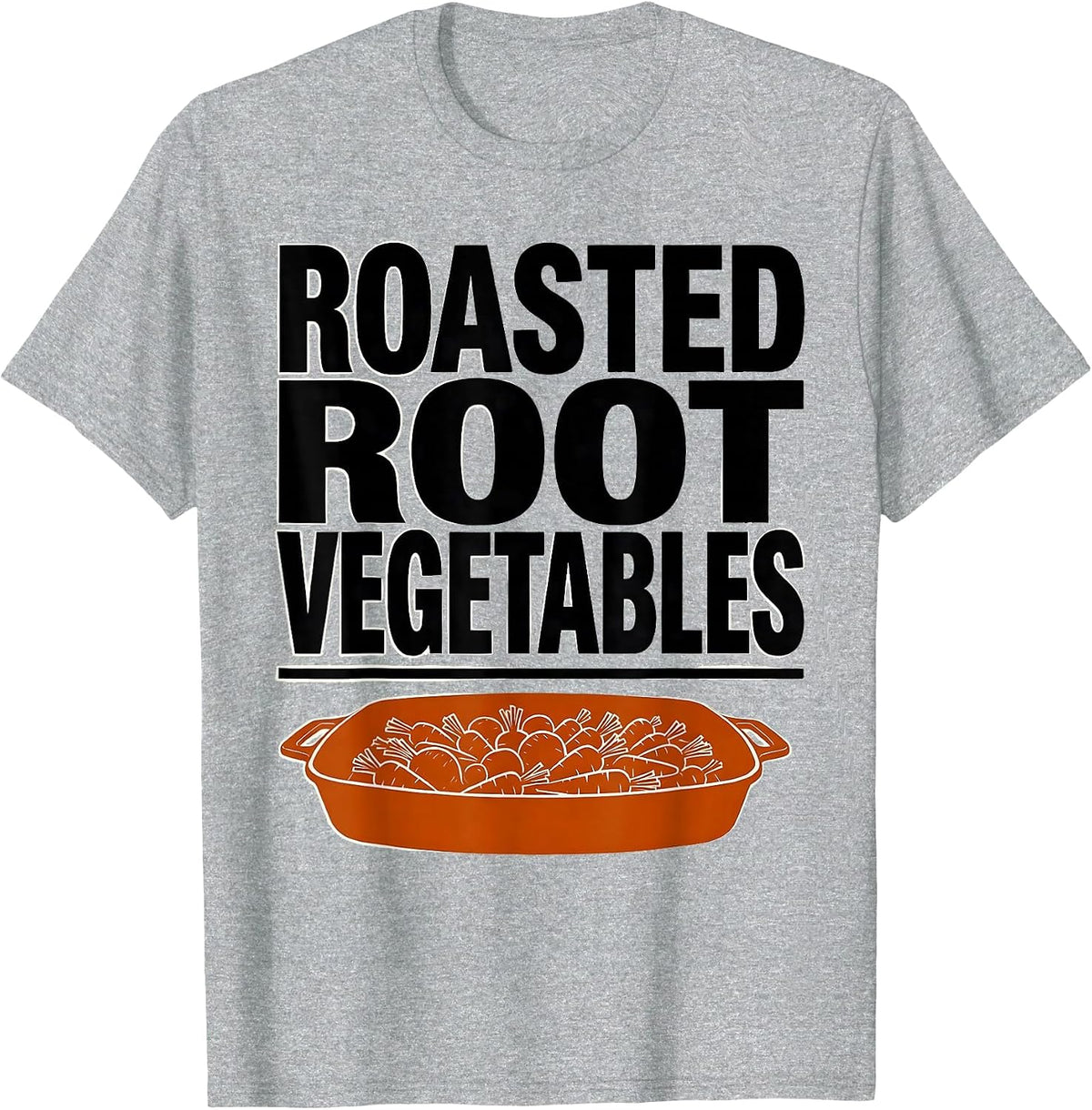 Men's Roasted Root Vegetables Bootleg 90's Rap Rock Vintage Funny T-Shirt - Heather Grey