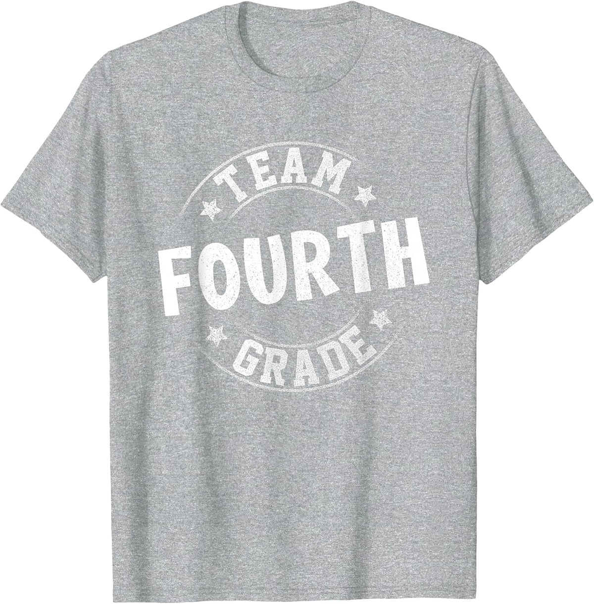 Team Fourth Grade Teacher Student Back to School 4th Grade T-Shirt - Heather Grey