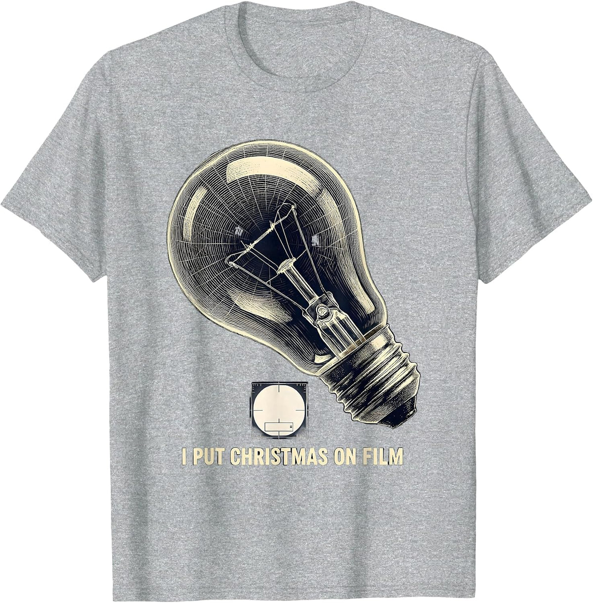 Men's I Put Christmas On Film Radiology Tech X-Ray Tech Humor T-Shirt - Heather Grey