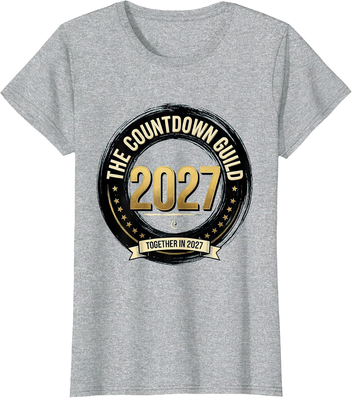 Women's The Countdown Guild Together In 2027 Family Matching New T-Shirt - Heather Grey