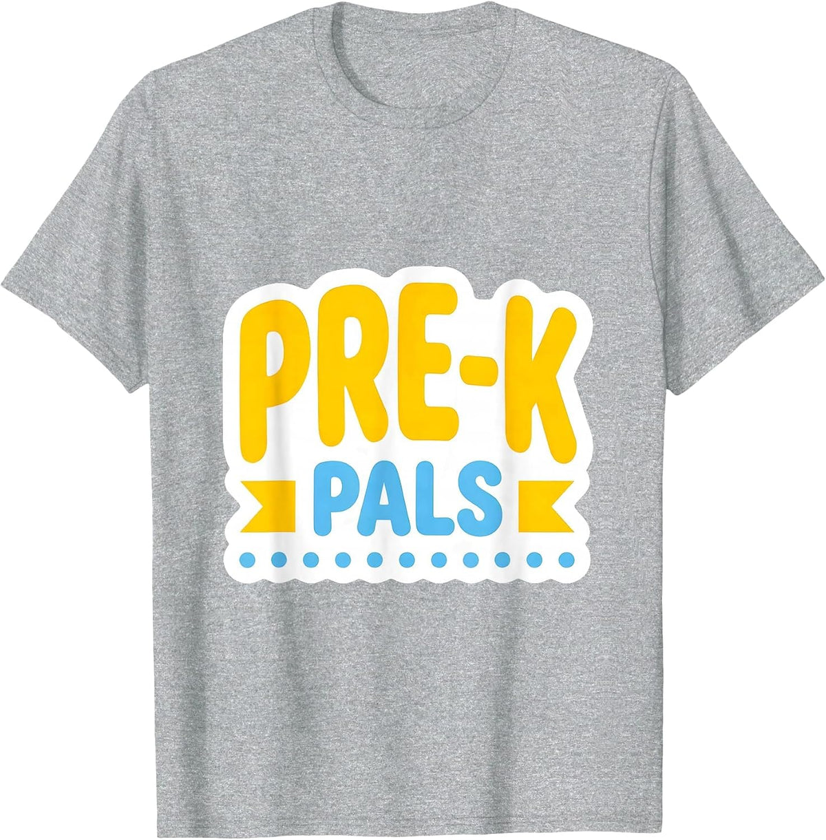 Men's Pre-K Pals Playful Back To School Teachers Students First T-Shirt - Heather Grey