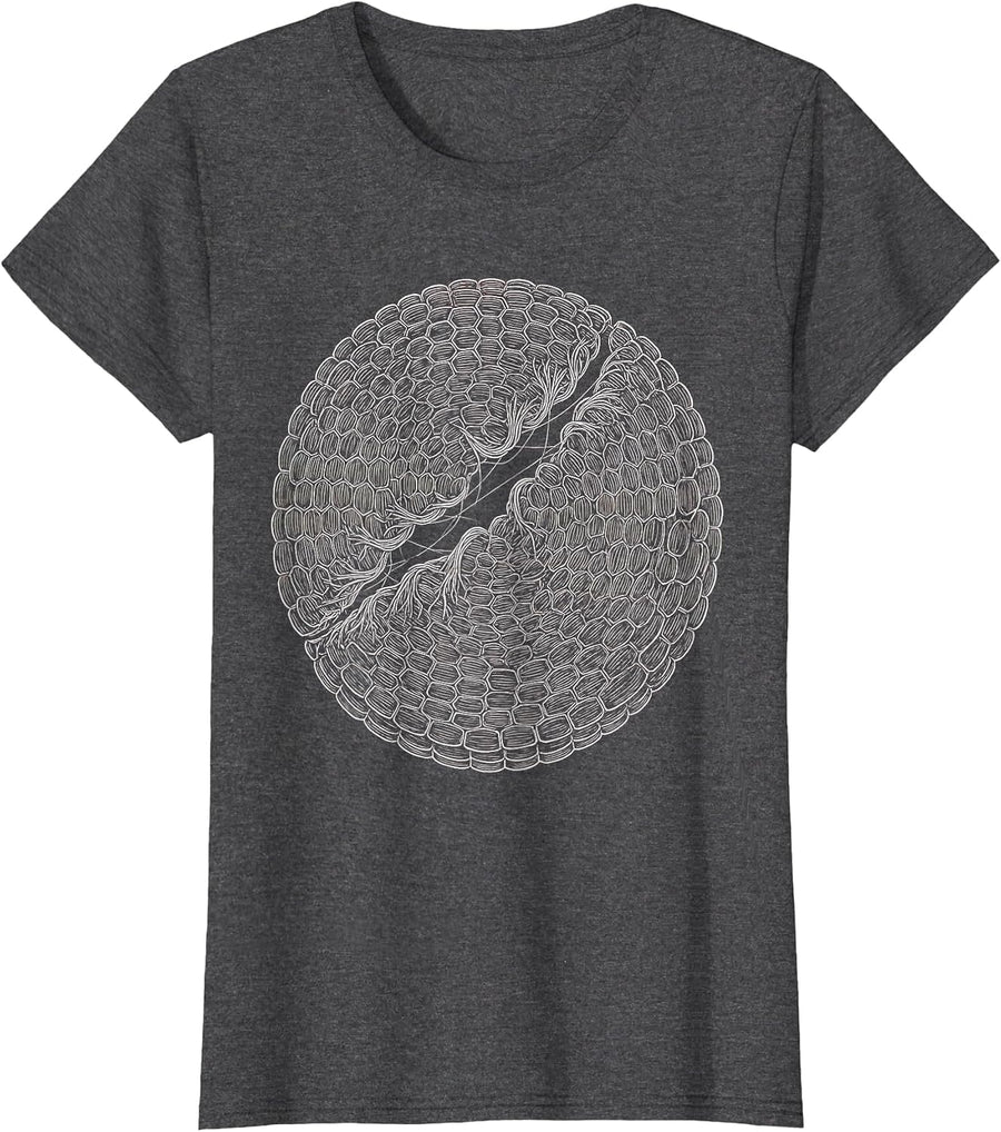 Women's Physical Therapy Torn Muscle Fiber Healing Art T-Shirt - Dark Heather Grey