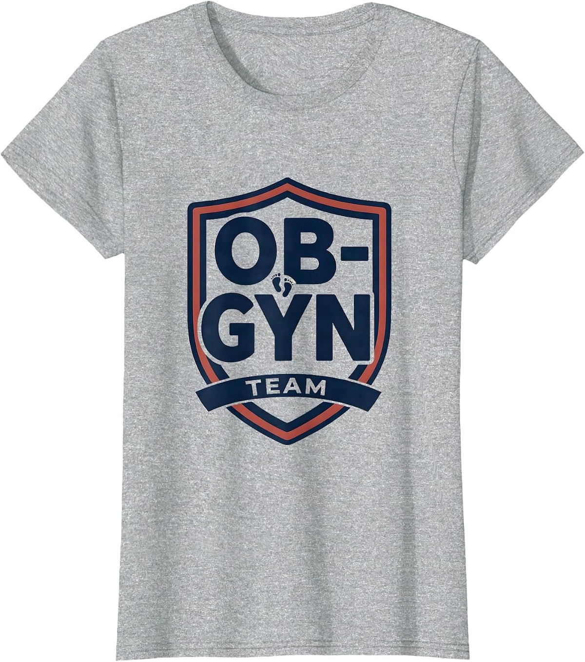 Women's OB-GYN Team Funny OB GYN Squad Nurse Tech Humor T-Shirt - Heather Grey