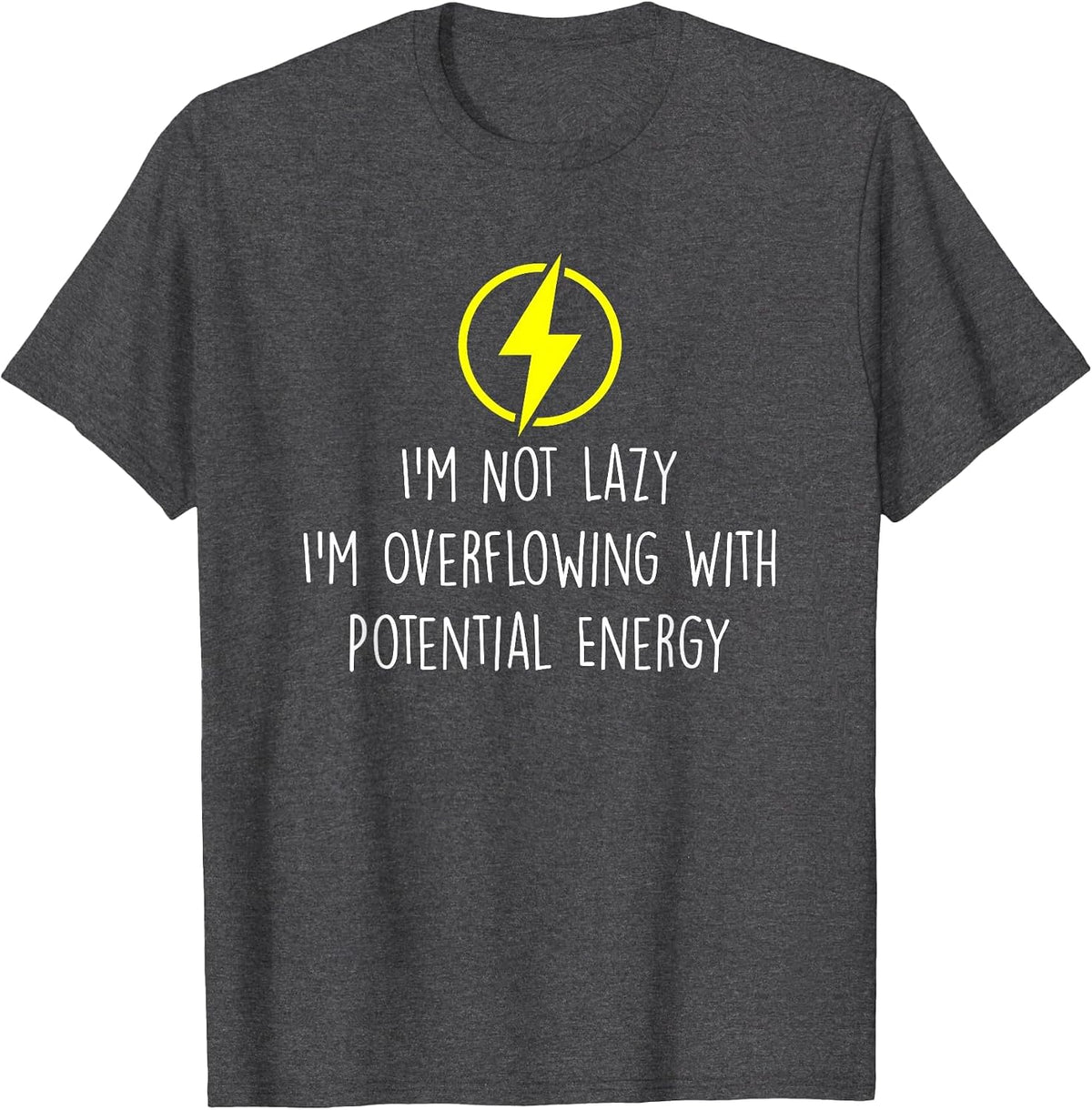 Clever Science T Shirt for Scientists, Physics & Nerds T-Shirt - Dark Heather Grey