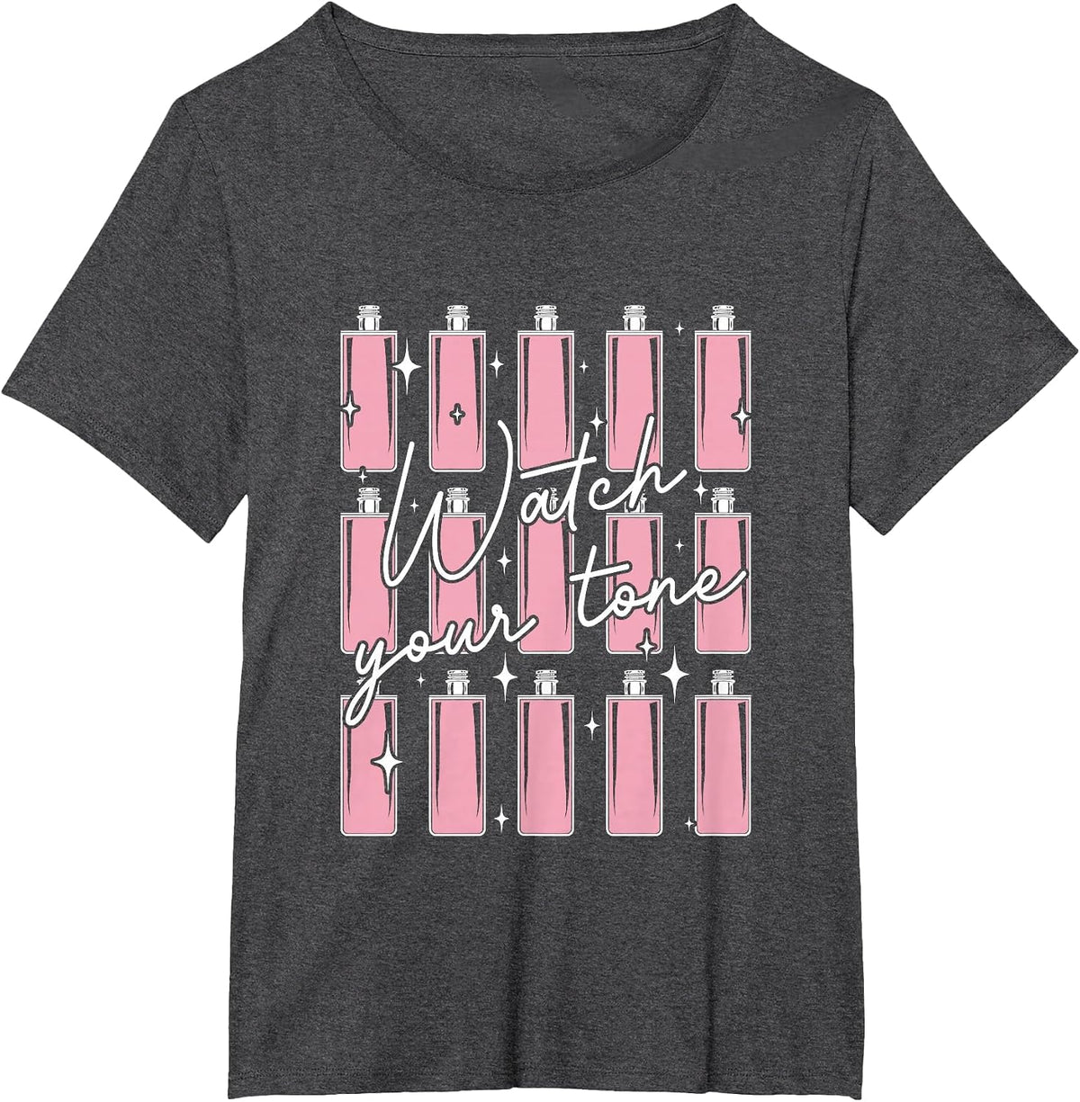 Watch Your Tone Hair Colorist Hairstylist T-Shirt - Dark Heather Grey