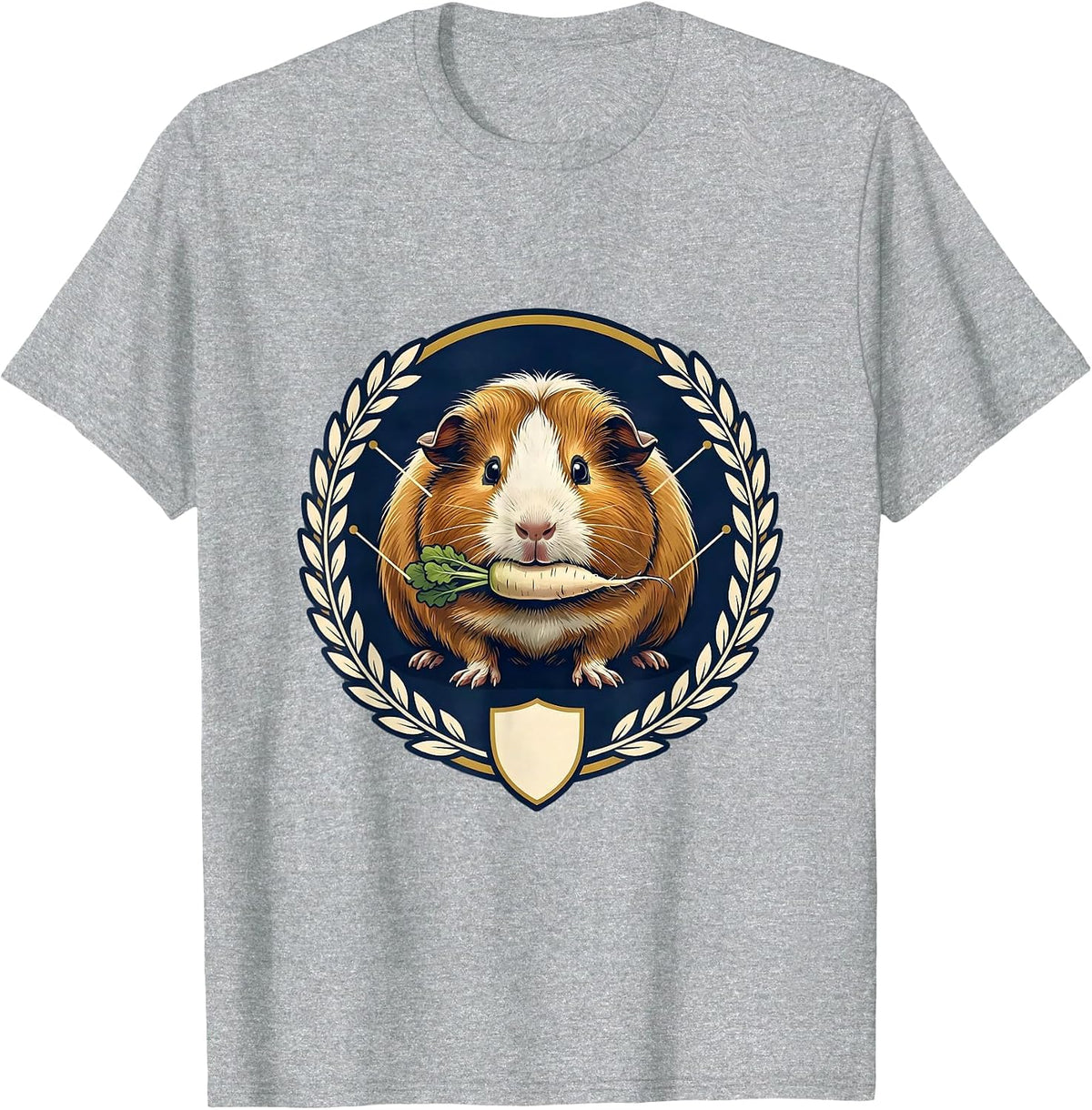 Men's Guinea Pig Seal Pig Lover Funny Animal Humor T-Shirt - Heather Grey