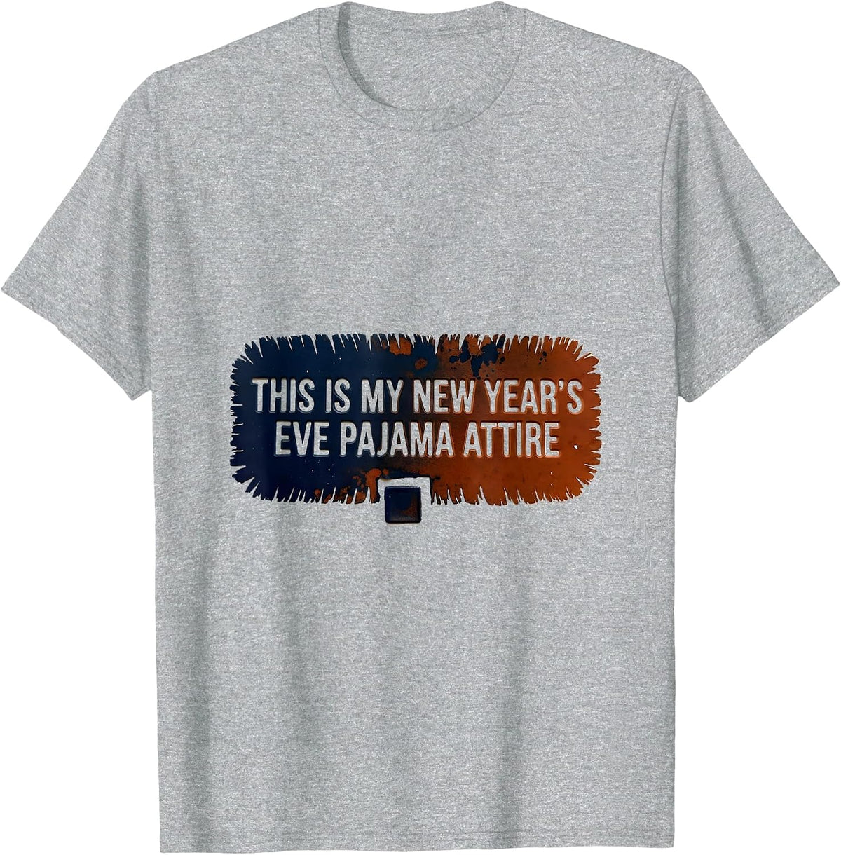 Men's This Is My New Year's Eve Pajama Attire Funny T-Shirt - Heather Grey