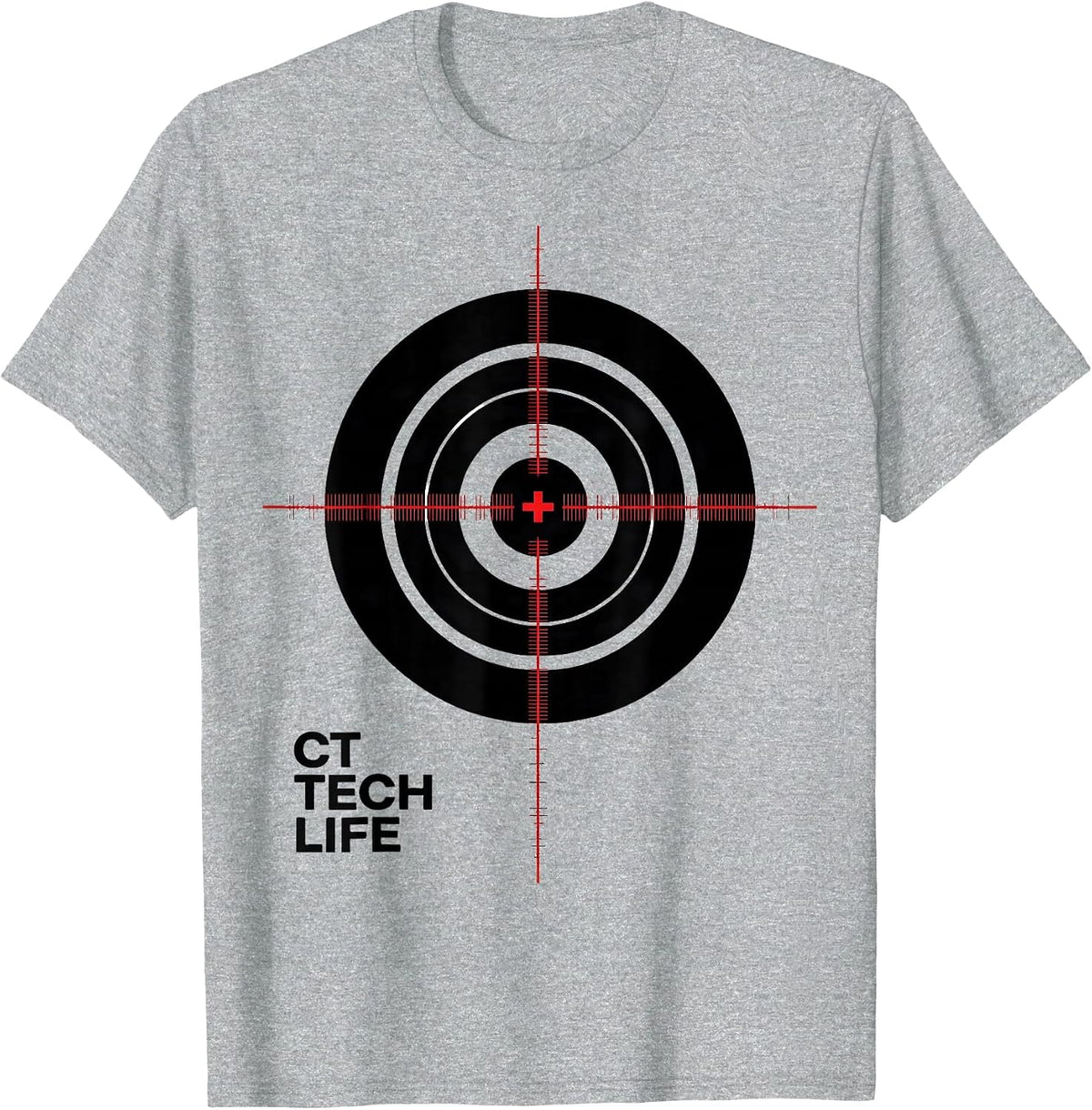 Men's CT Tech Life Swiss International Radiology Tech Humor T-Shirt - Heather Grey