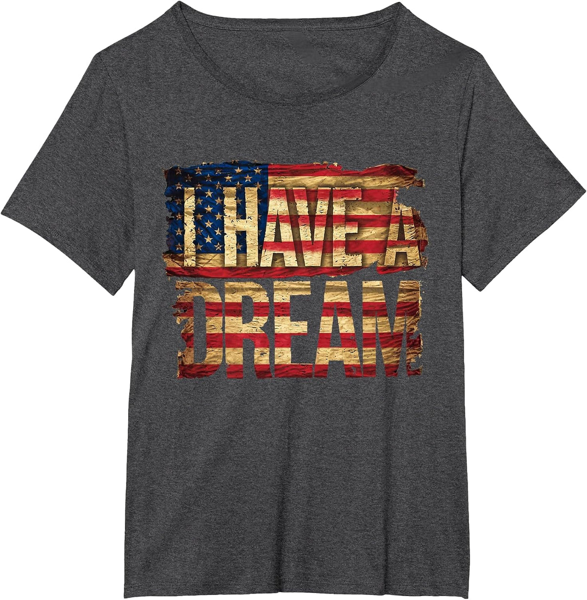 I Have A Dream Martin Luther King Jr Day 1 T-Shirt - Dark Heather Grey