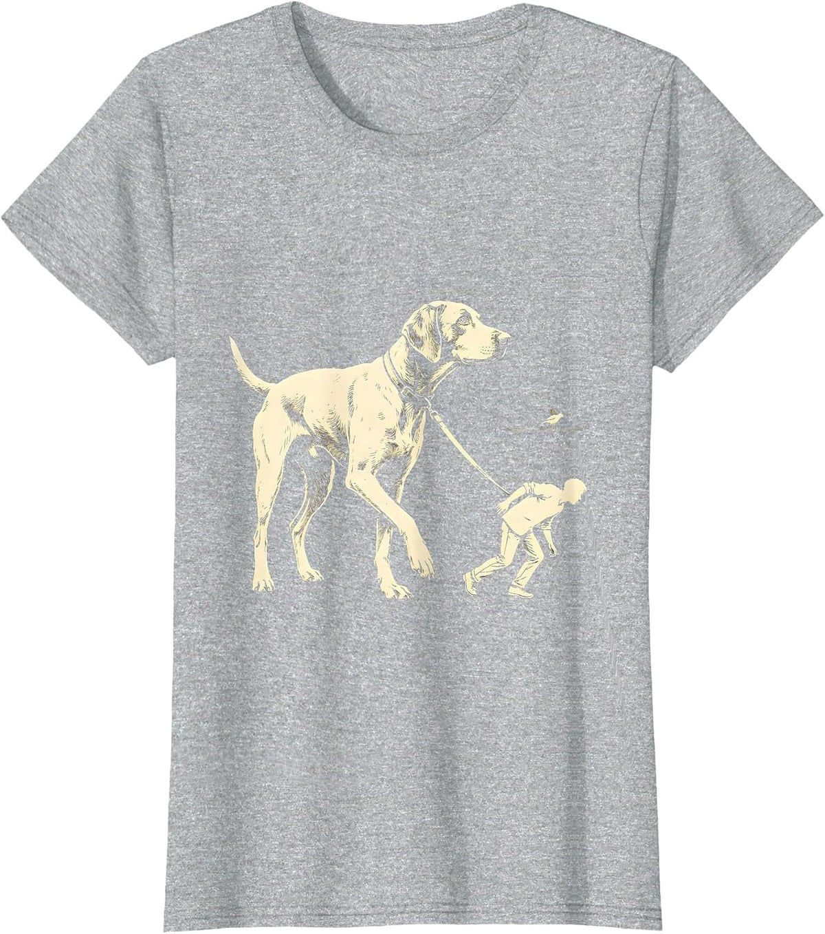 Women's German Shorthaired Pointer Hunting Dog Humor T-Shirt - Heather Grey