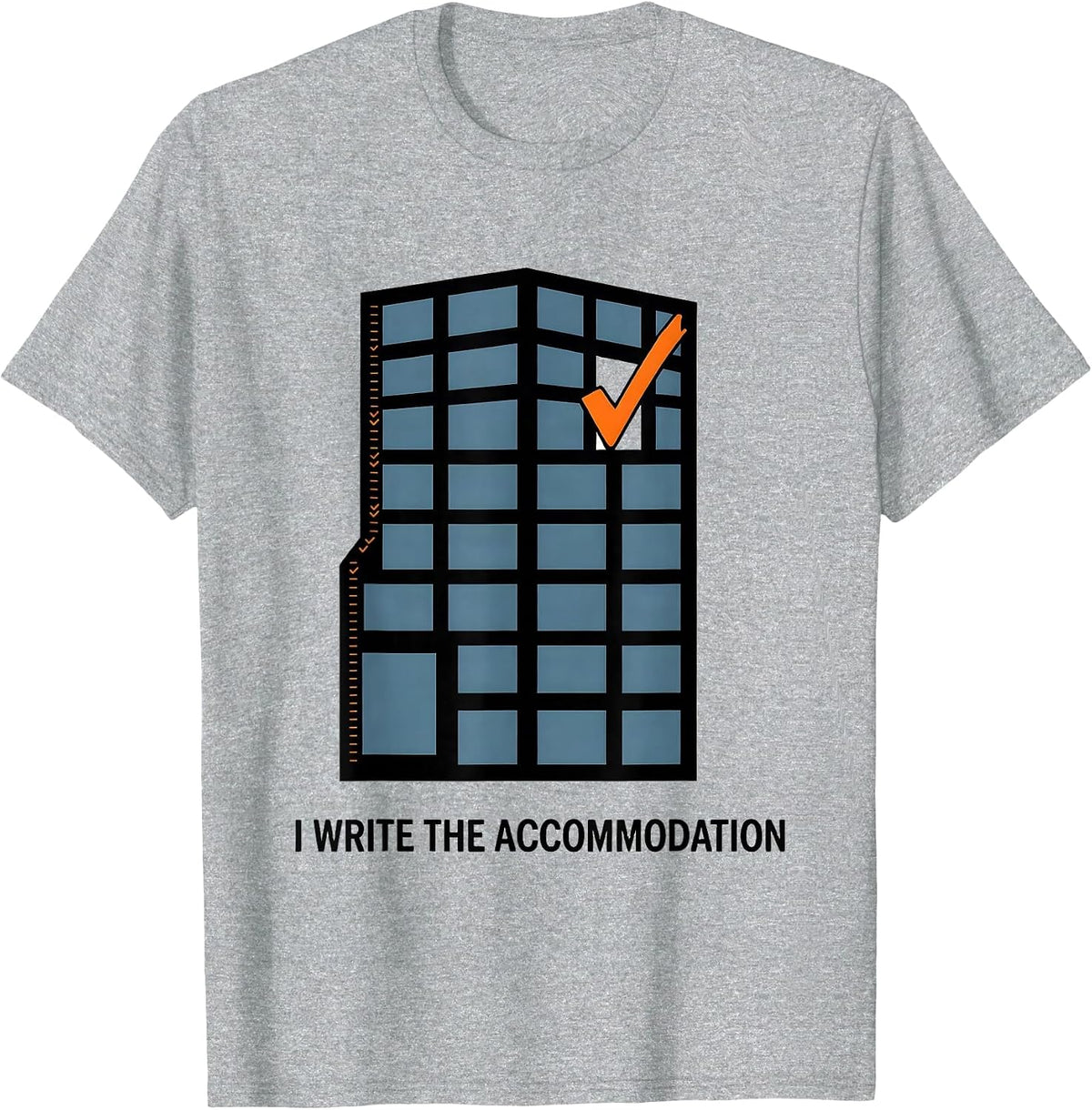 Men's I Write The Accommodation Special Education Teacher Sped T-Shirt - Heather Grey