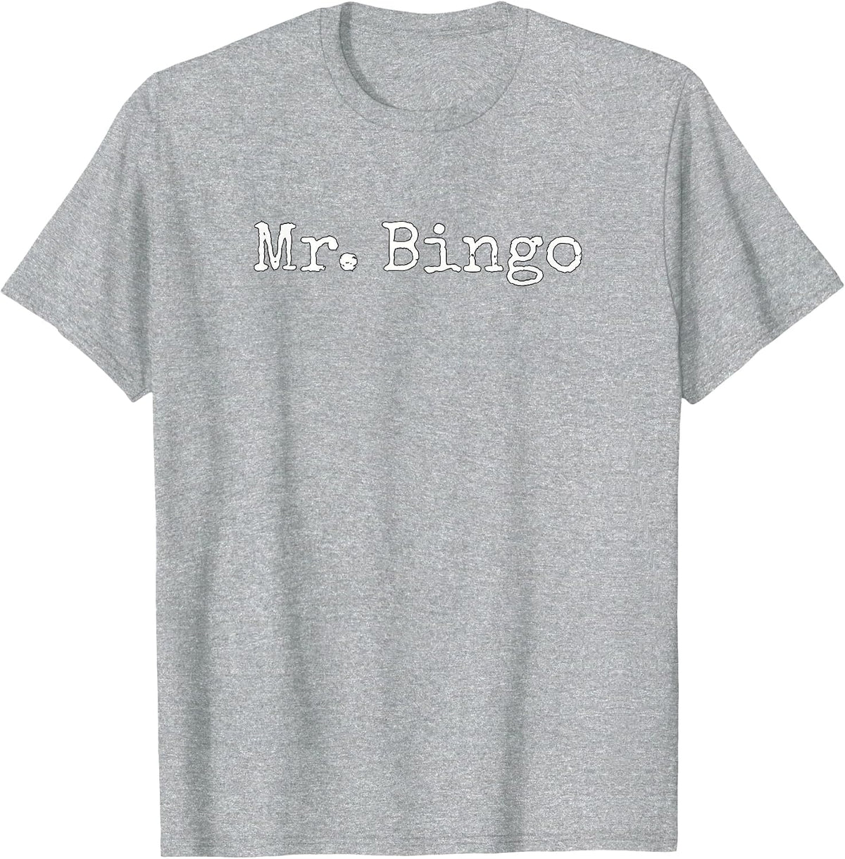 Mr Bingo T-Shirt - Heather Grey