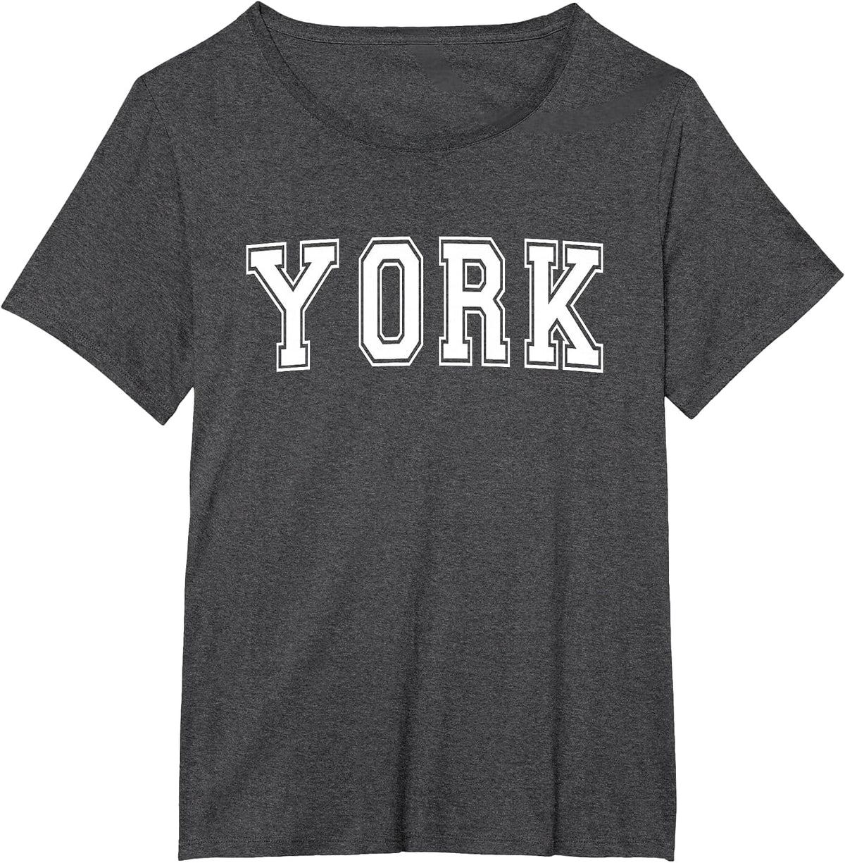 YORK PA Pennsylvania USA Vintage Sports Varsity Style T-Shirt - Dark Heather Grey