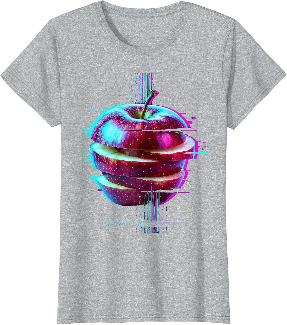 Women's Making Ten-Year-Olds Awesome 5th Grade Teacher T-Shirt - Heather Grey