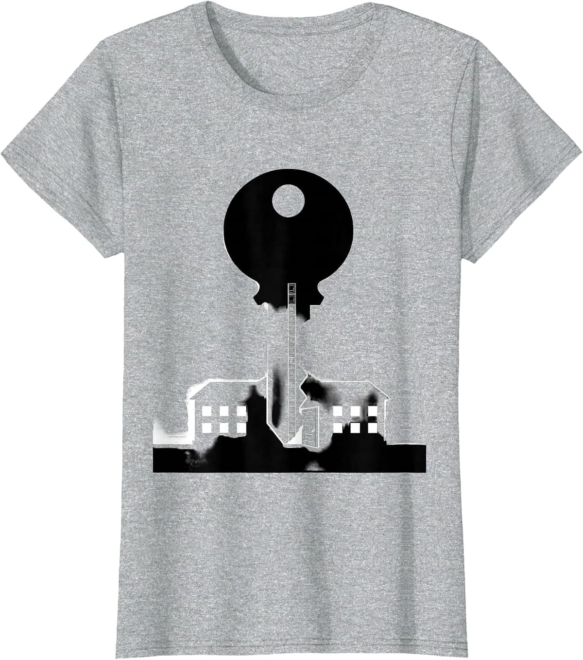 Master Key School Custodian Appreciation Humor T-Shirt - Heather Grey