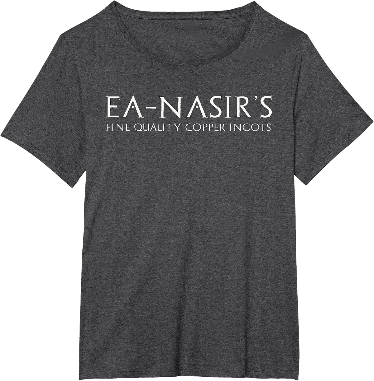 Ea Nasir's Copper Ingots Sumer Funny Bronze Age History Meme T-Shirt - Dark Heather Grey