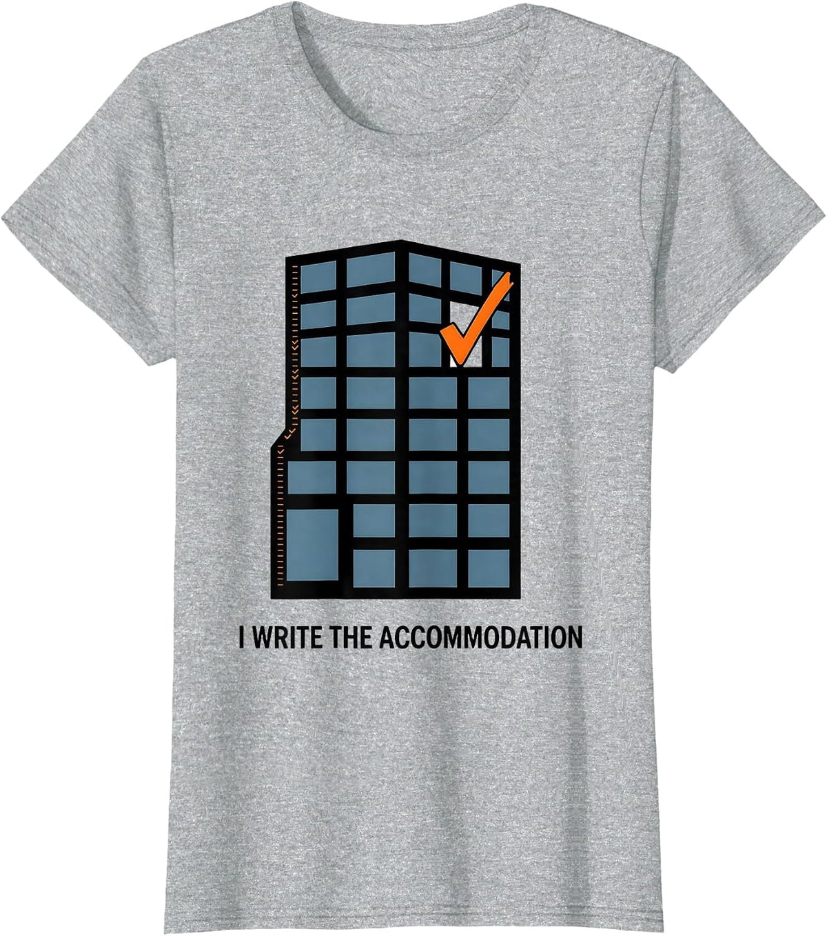 Women's I Write The Accommodation Special Education Teacher Sped T-Shirt - Heather Grey