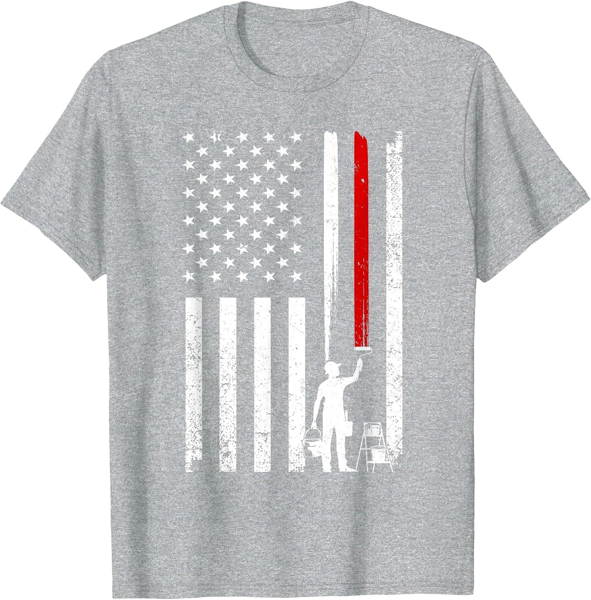 Cool Painter Art for Men Women Painting Job House Painter T-Shirt - Heather Grey