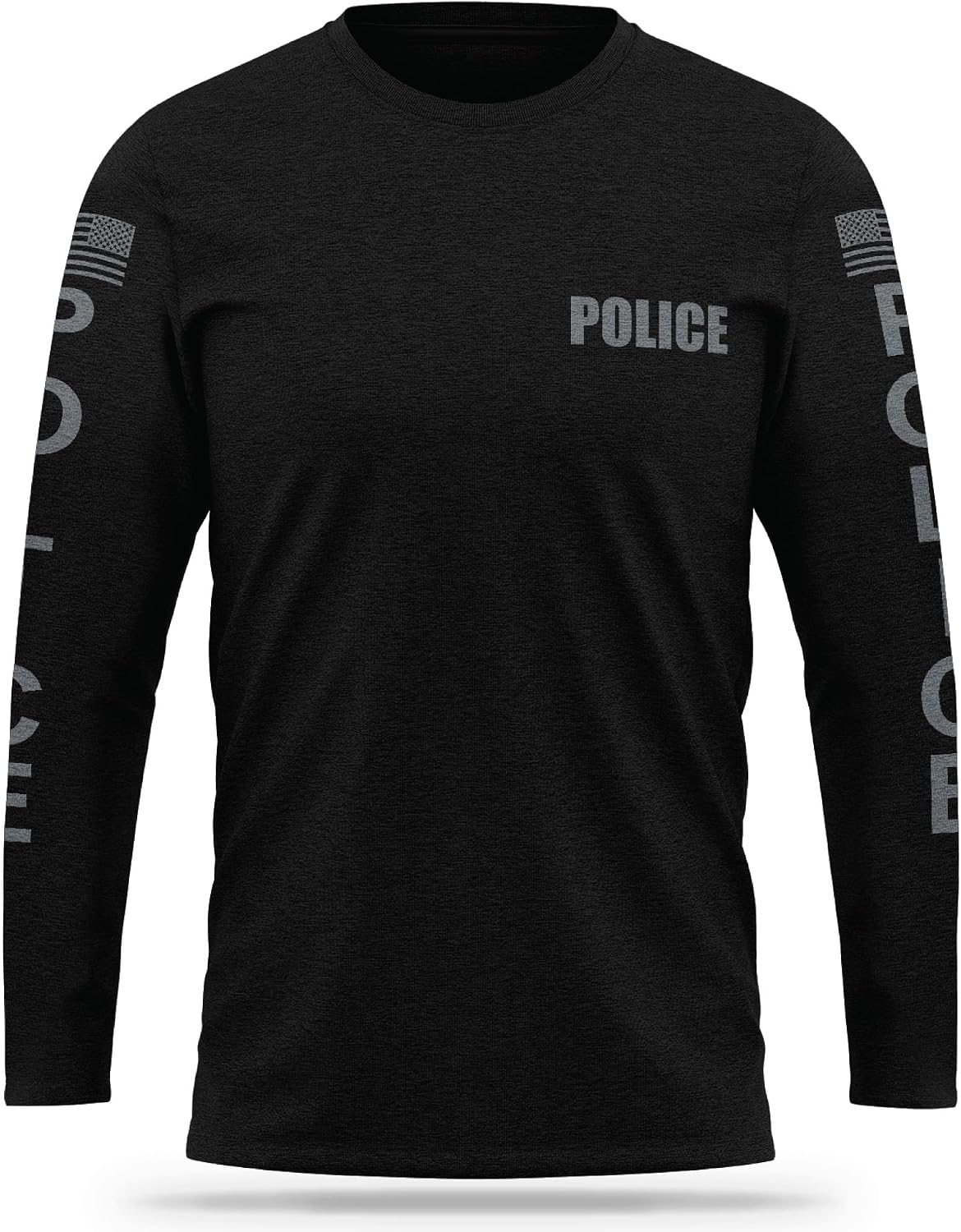 13Fifty Police Training Cotton Blend Long Sleeve - Black & Gray