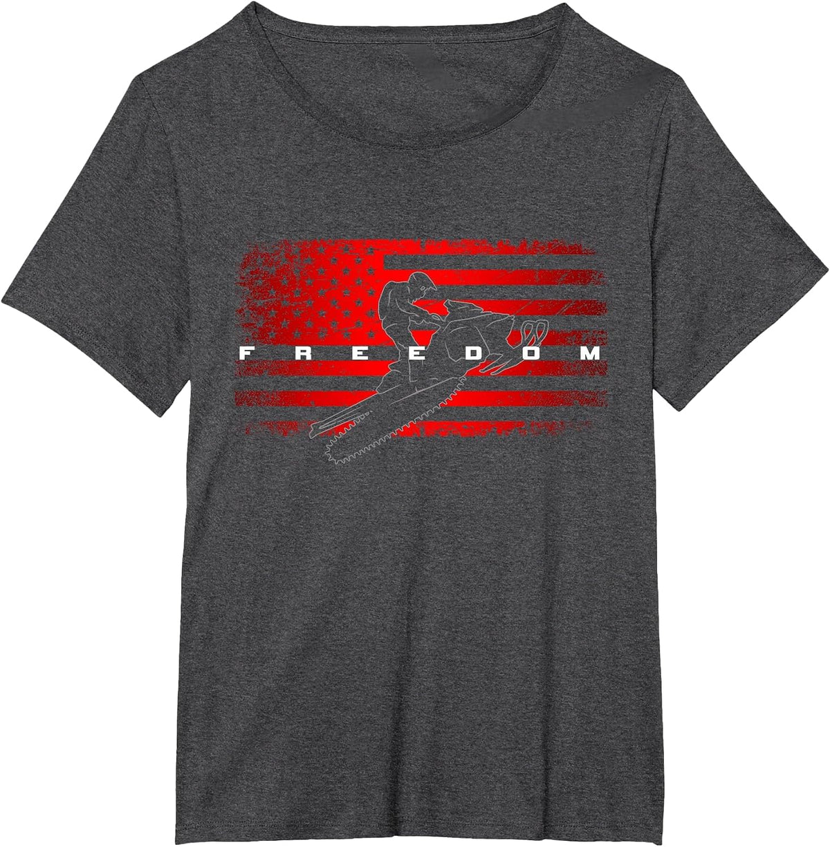Snowmobile T-Shirt - Dark Heather Grey