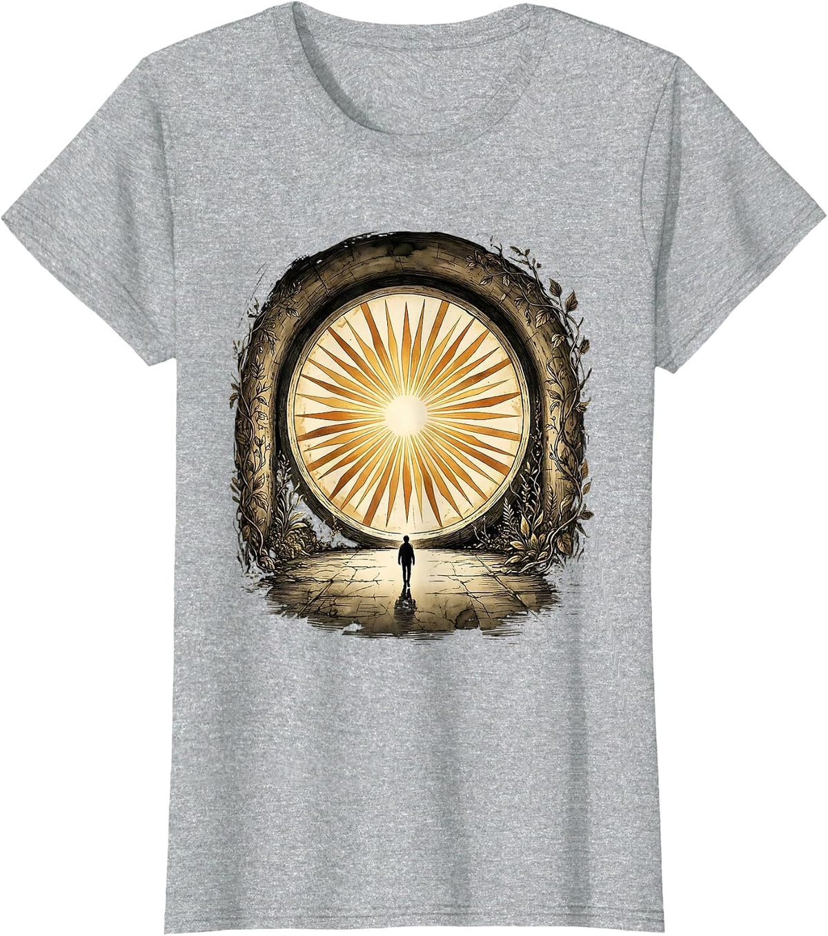Women's Suicide Prevention Tunnel of Hope Graphic T-Shirt - Heather Grey