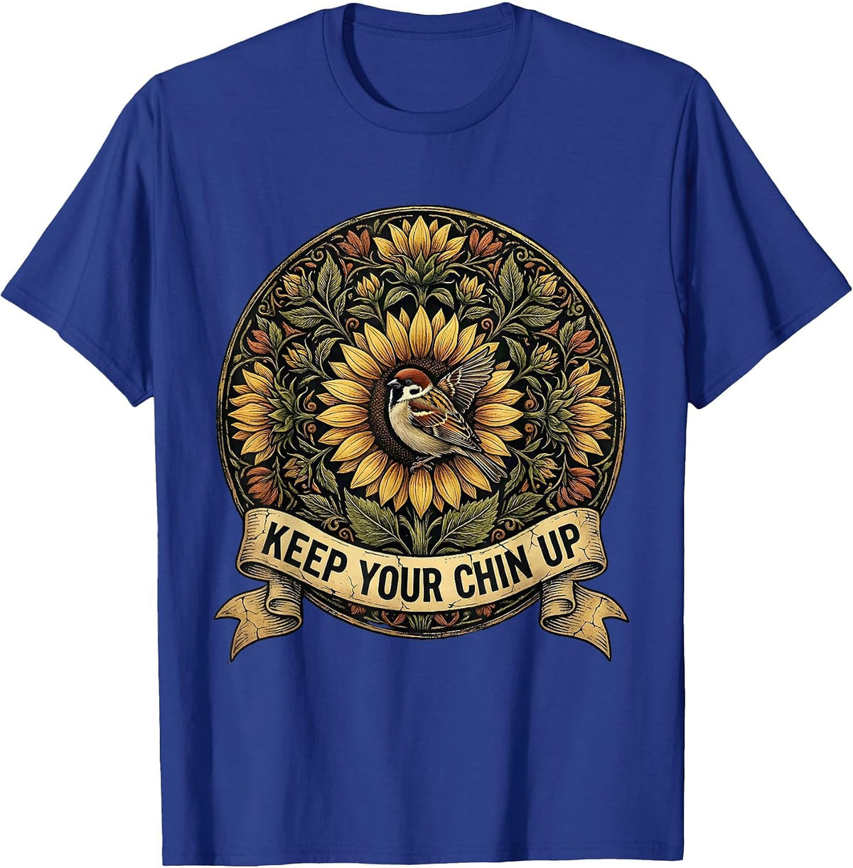 Men's Dear Person Behind Me Keep Your Chin Up T-Shirt - Royal Blue